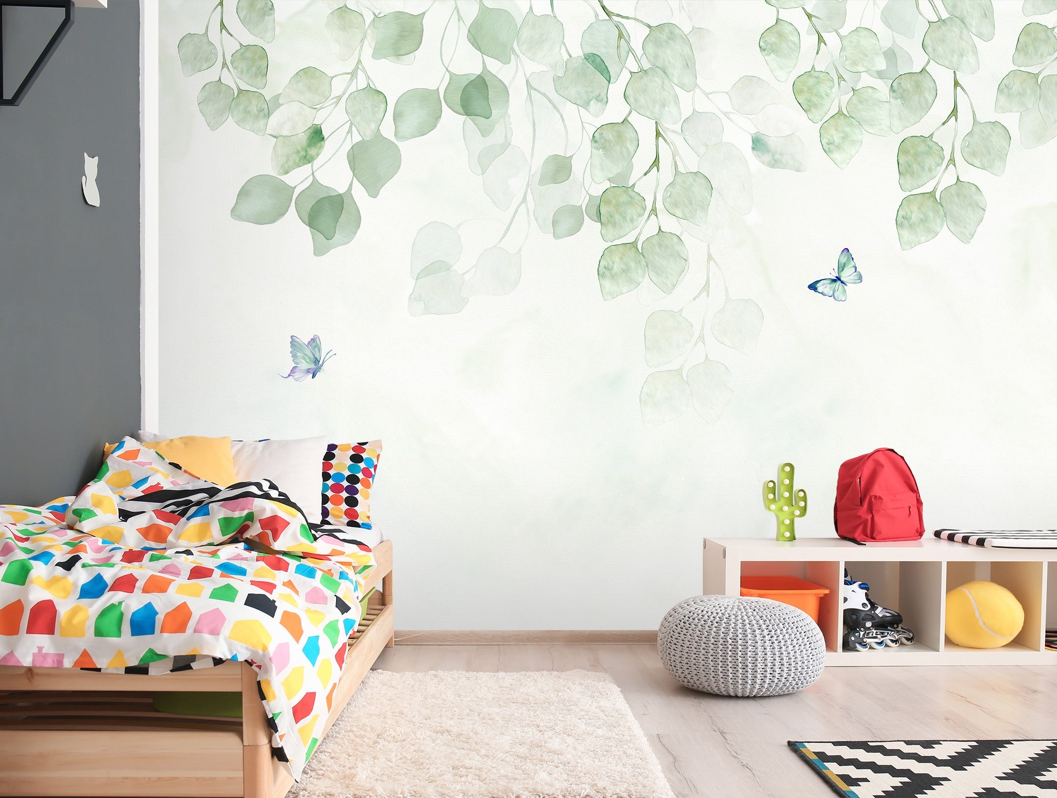 3D Fresh Leaves Rural 007 Wall Murals Wallpaper AJ Wallpaper 2