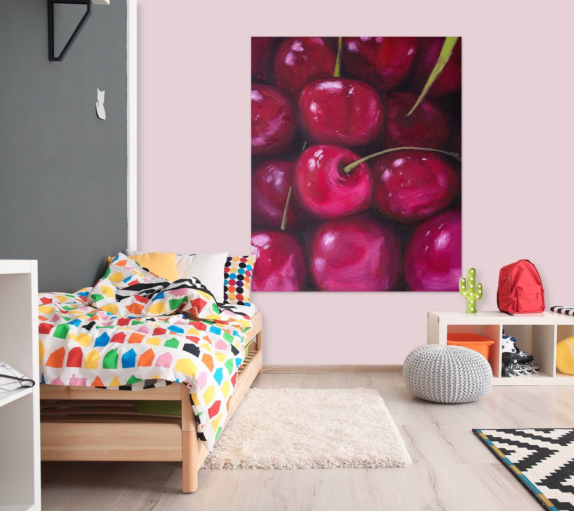 3D Cherry 1838 Marina Zotova Wall Sticker