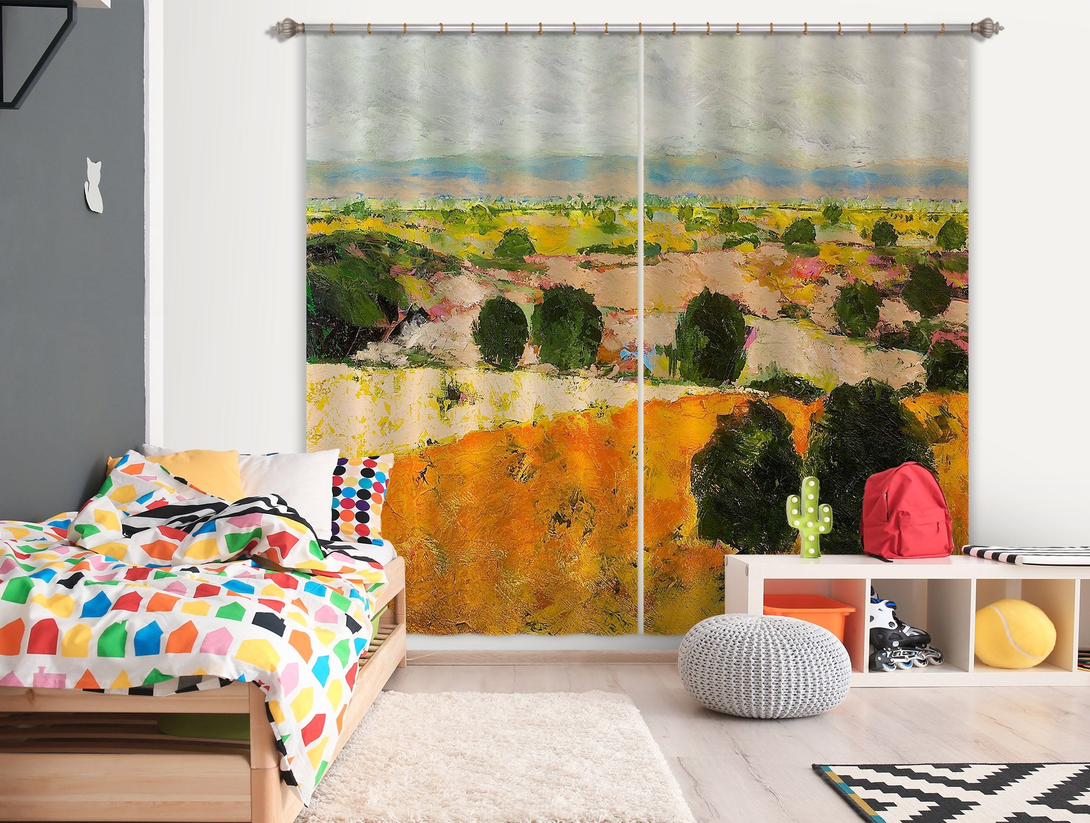 3D Beautiful Forest 156 Allan P. Friedlander Curtain Curtains Drapes Wallpaper AJ Wallpaper
