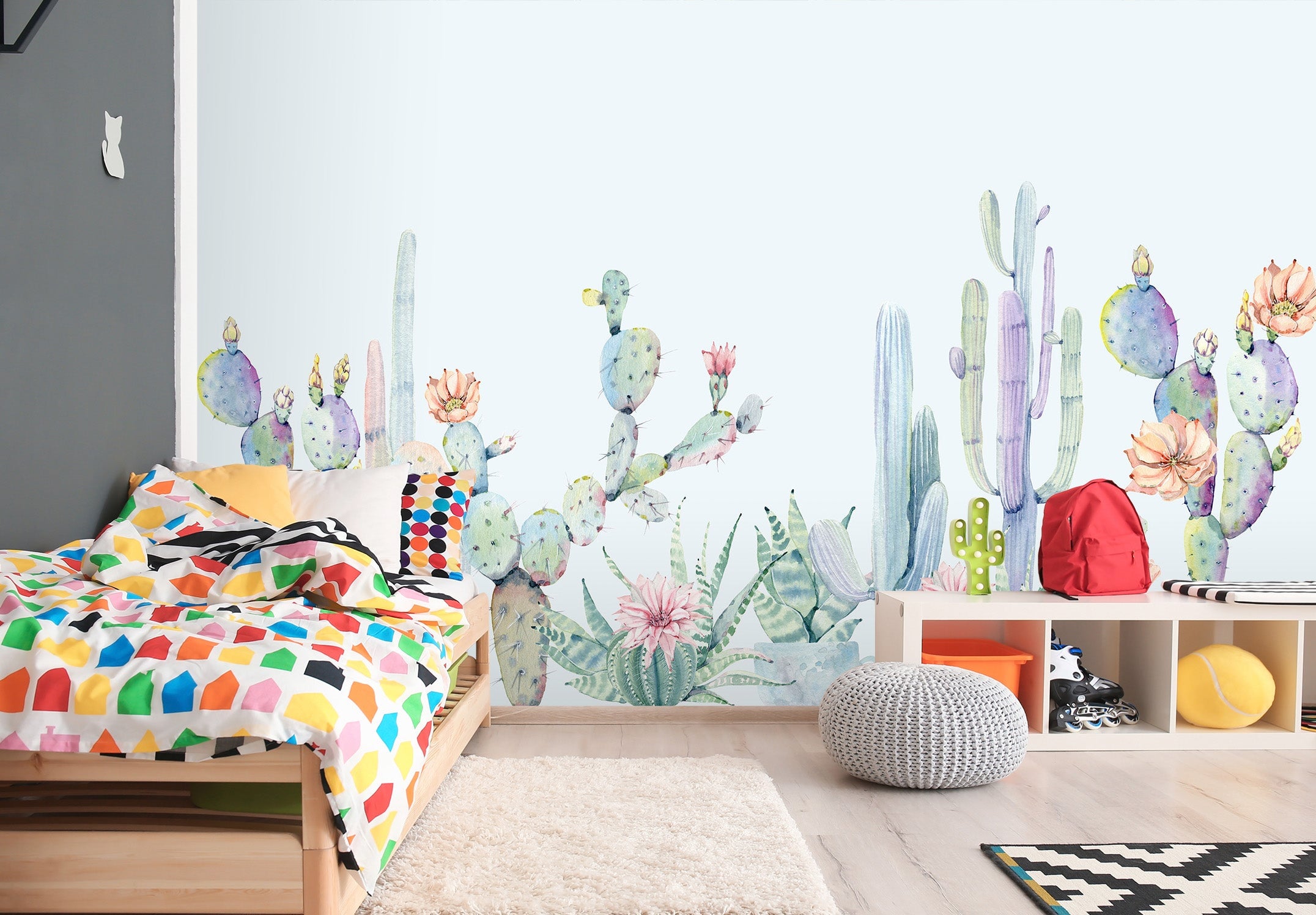 3D Plant Cactus 005 Wall Murals Wallpaper AJ Wallpaper 2
