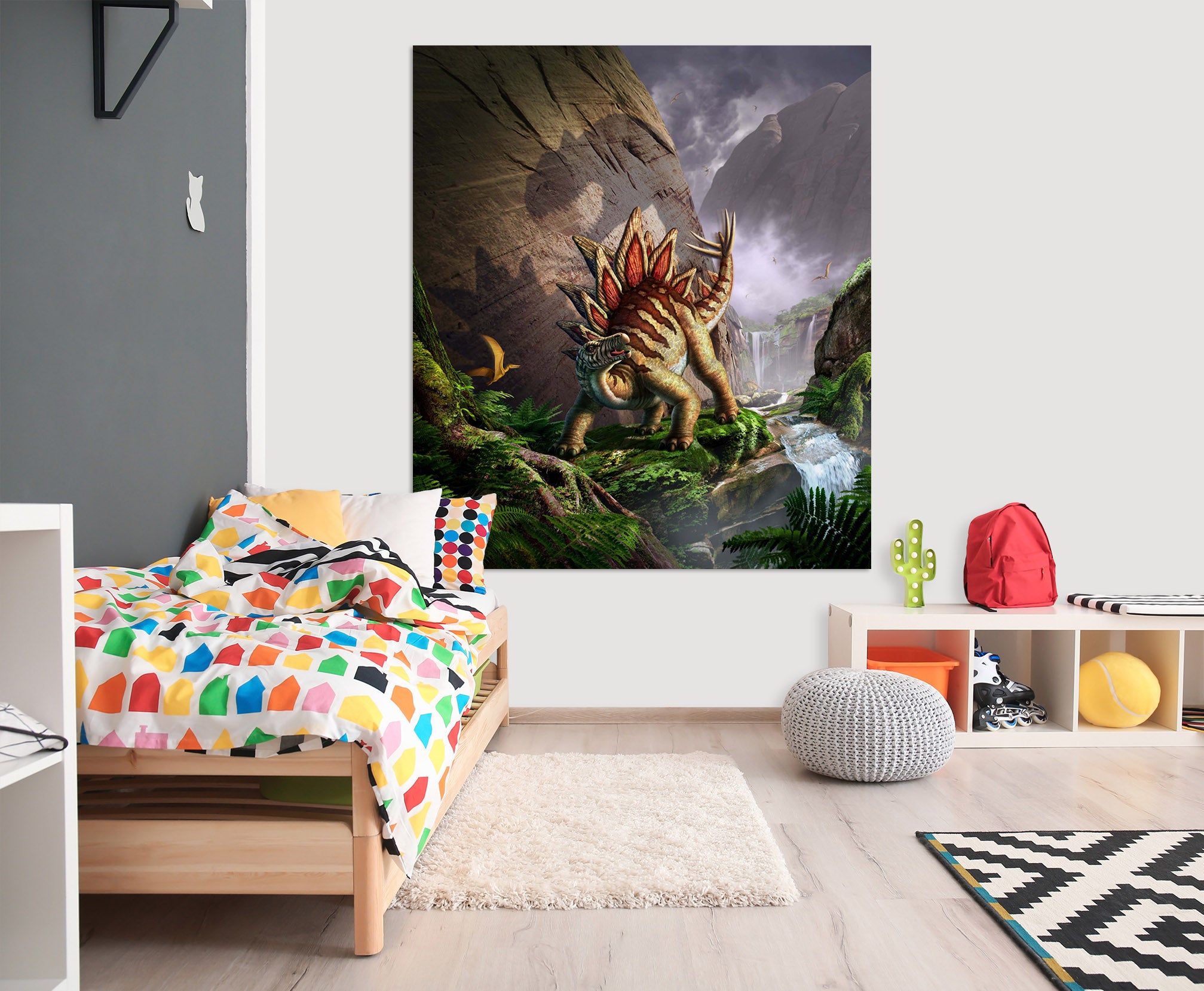 3D Dinosaur World 025 Jerry LoFaro Wall Sticker