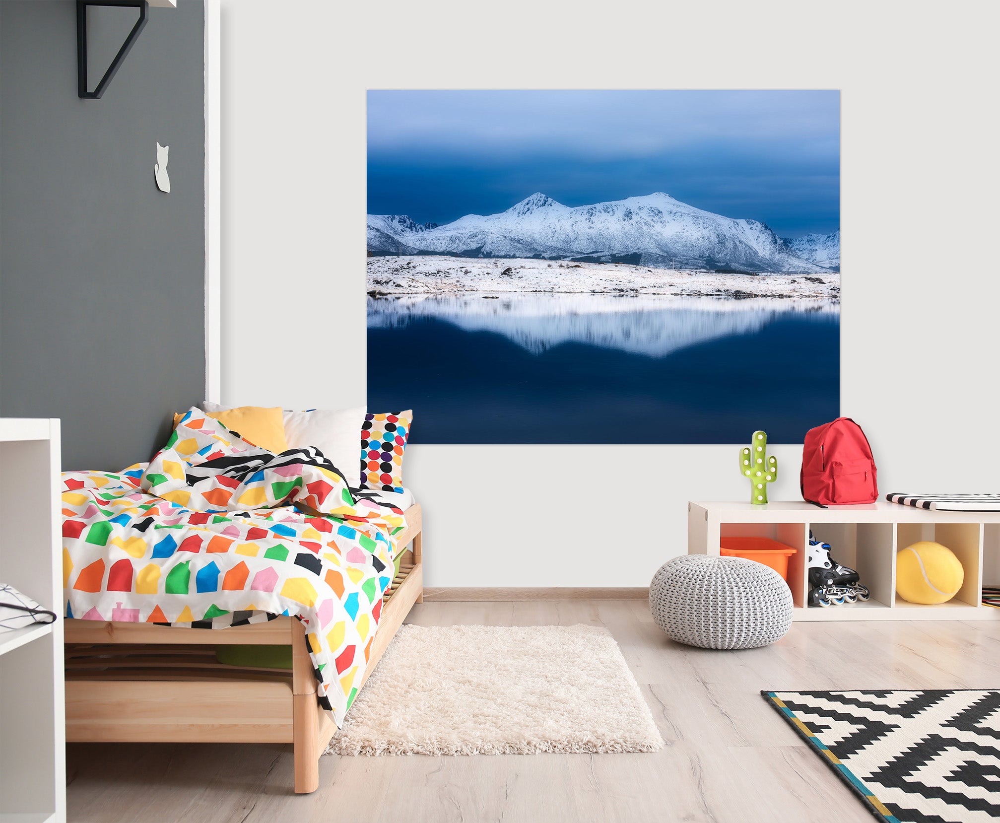 3D Ice Lake 177 Marco Carmassi Wall Sticker
