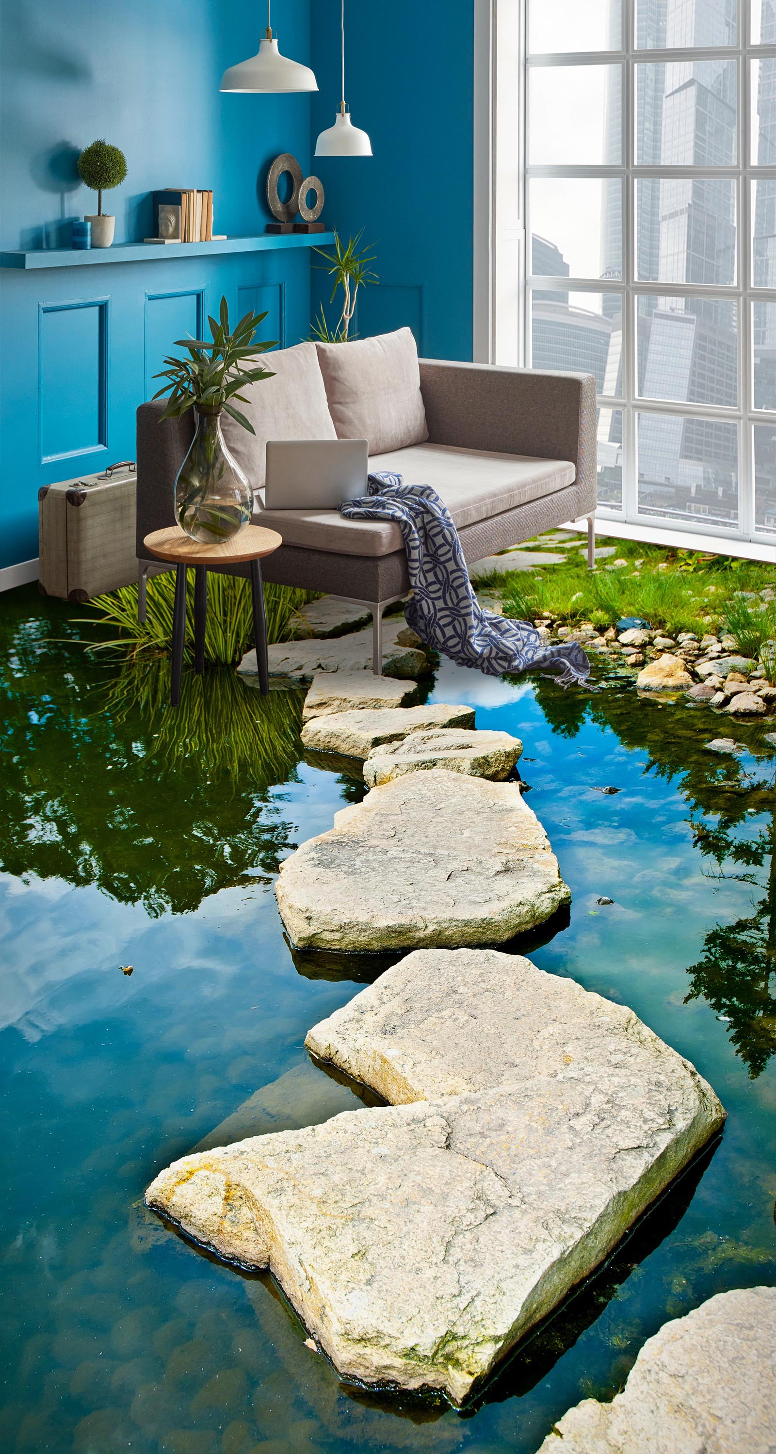 3D Simple Stone Road 190 Floor Mural Wallpaper Murals Rug & Mat Print Epoxy waterproof bath floor