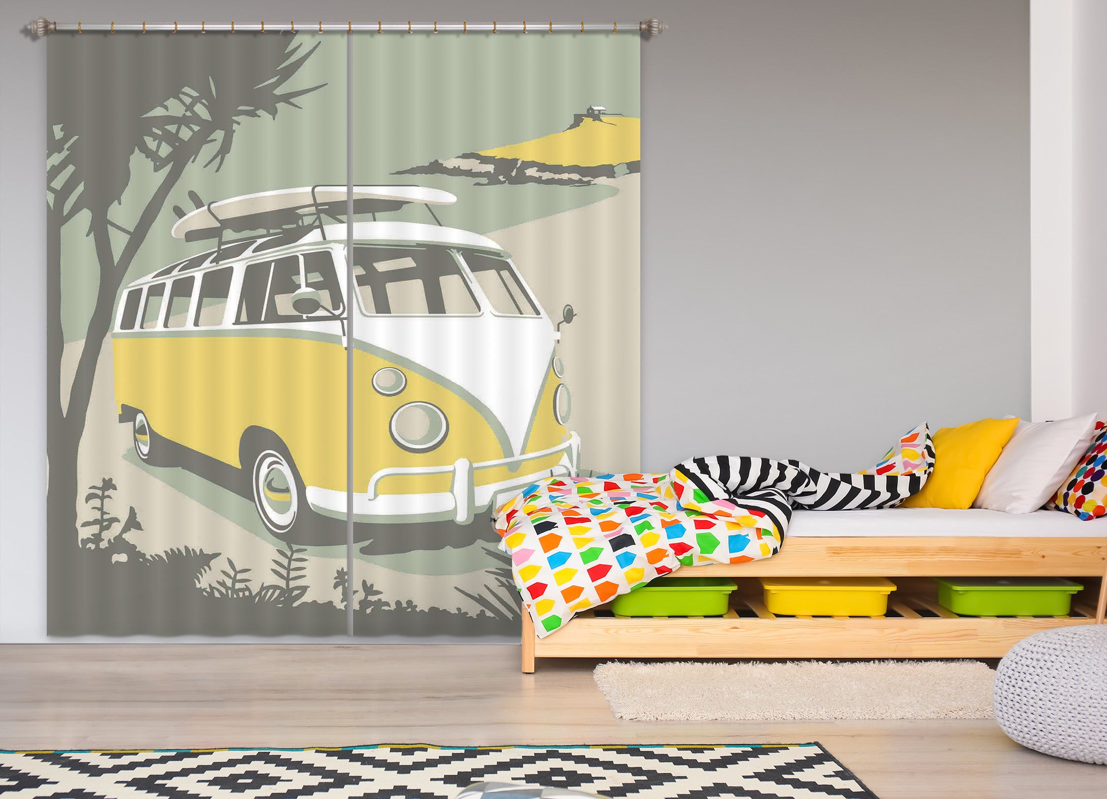 3D St Camper 159 Steve Read Curtain Curtains Drapes