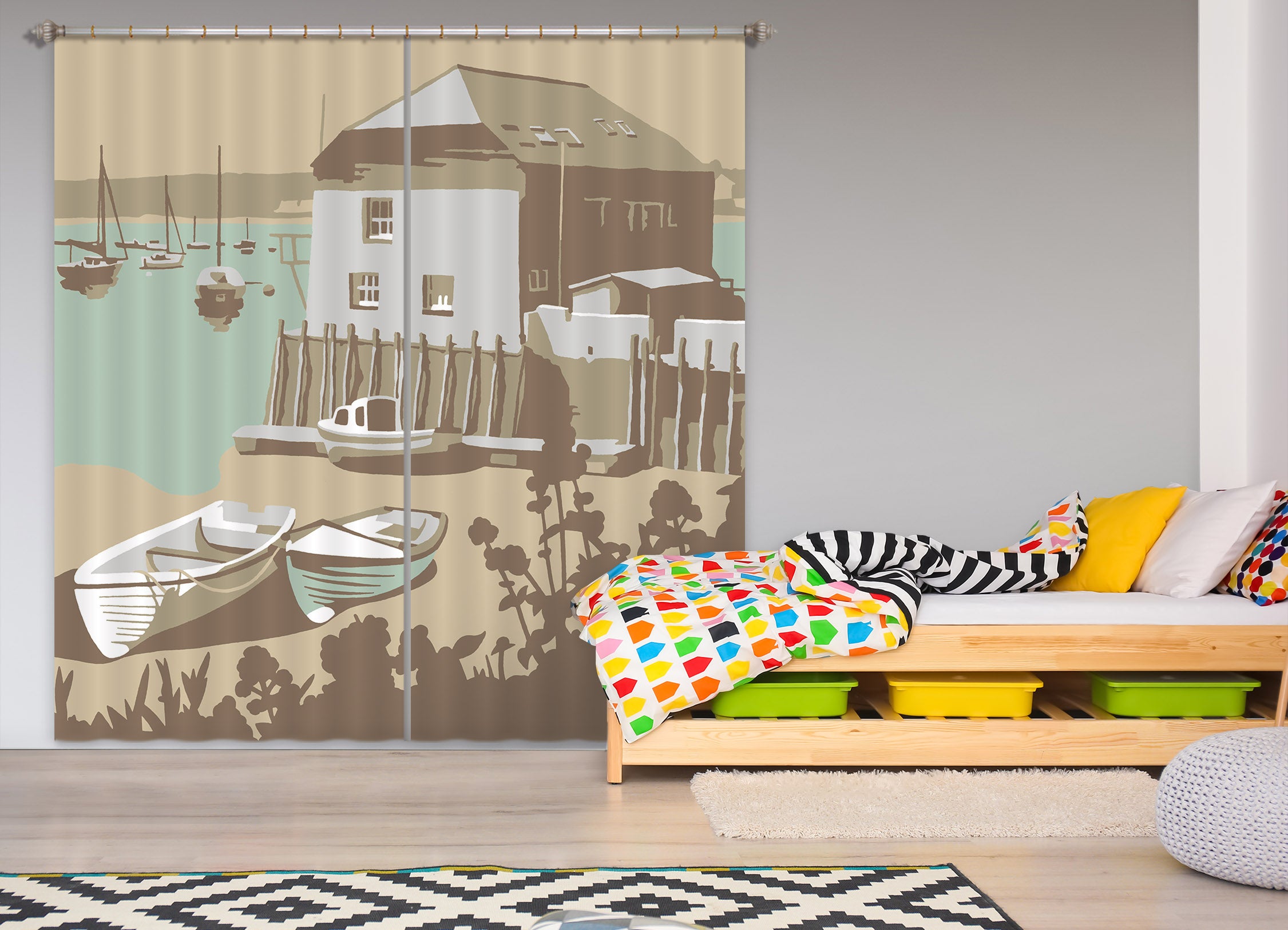 3D Rock 137 Steve Read Curtain Curtains Drapes