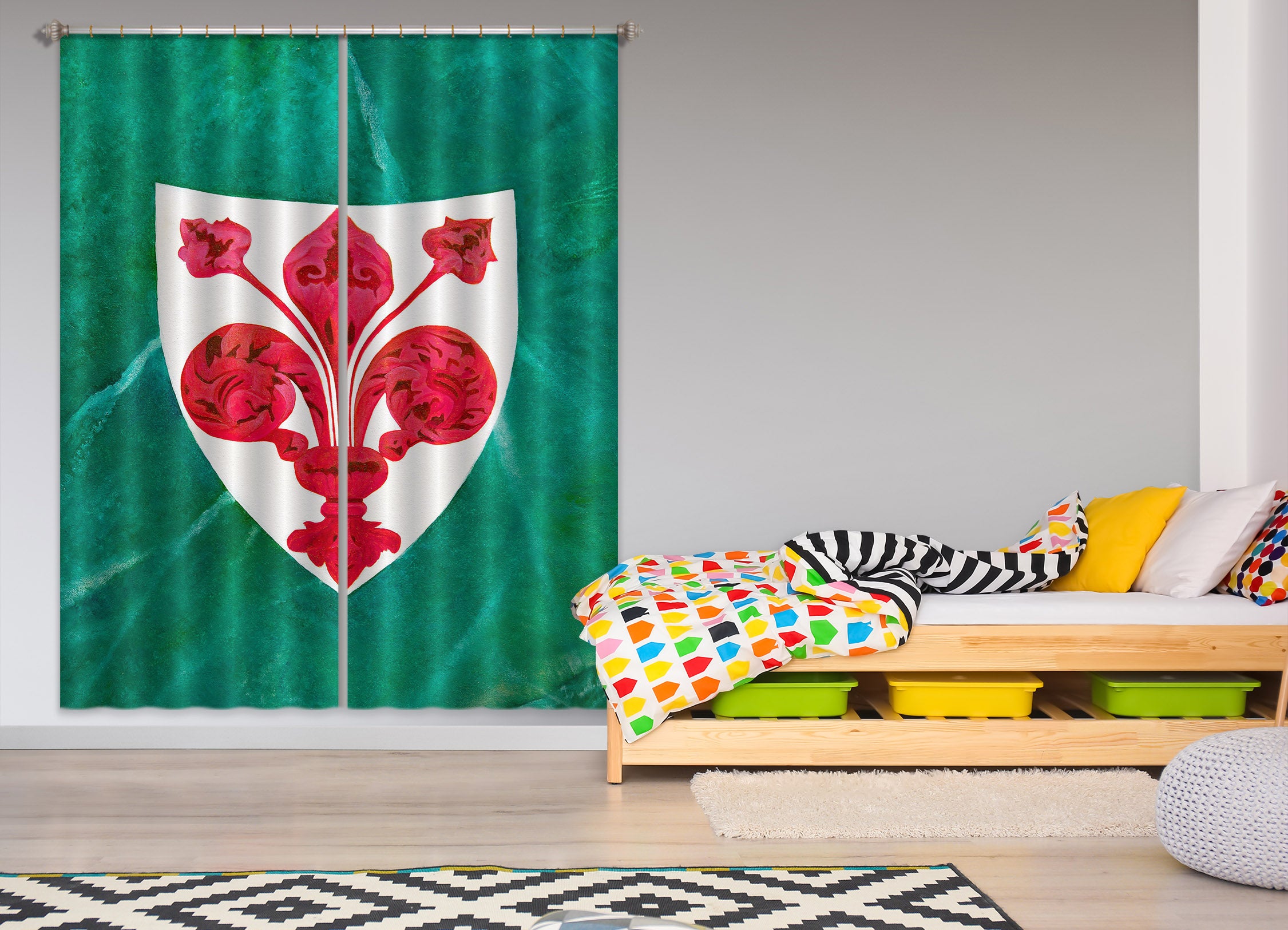 3D Badge 11010 Matthew Holden Bates Curtain Curtains Drapes