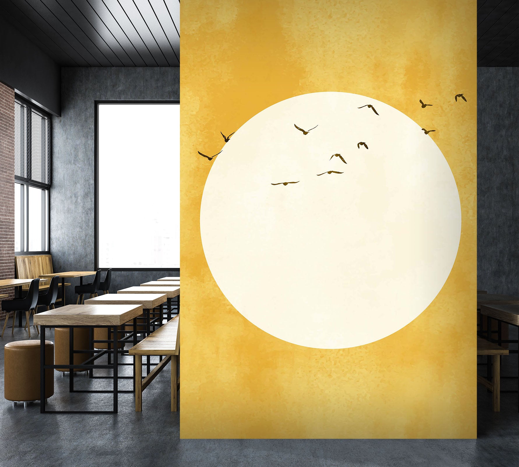 3D Flying Bird 1424 Boris Draschoff Wall Mural Wall Murals