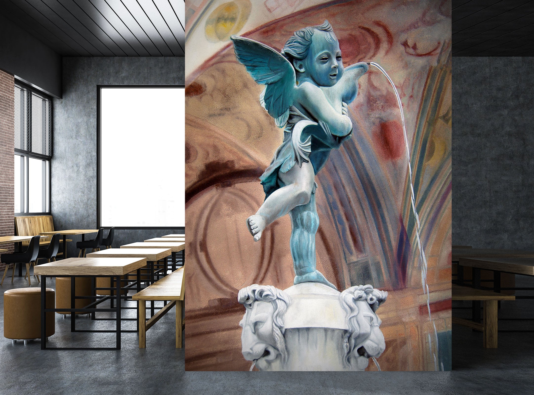 3D Angel Statue 11123 Matthew Holden Bates Wall Mural Wall Murals