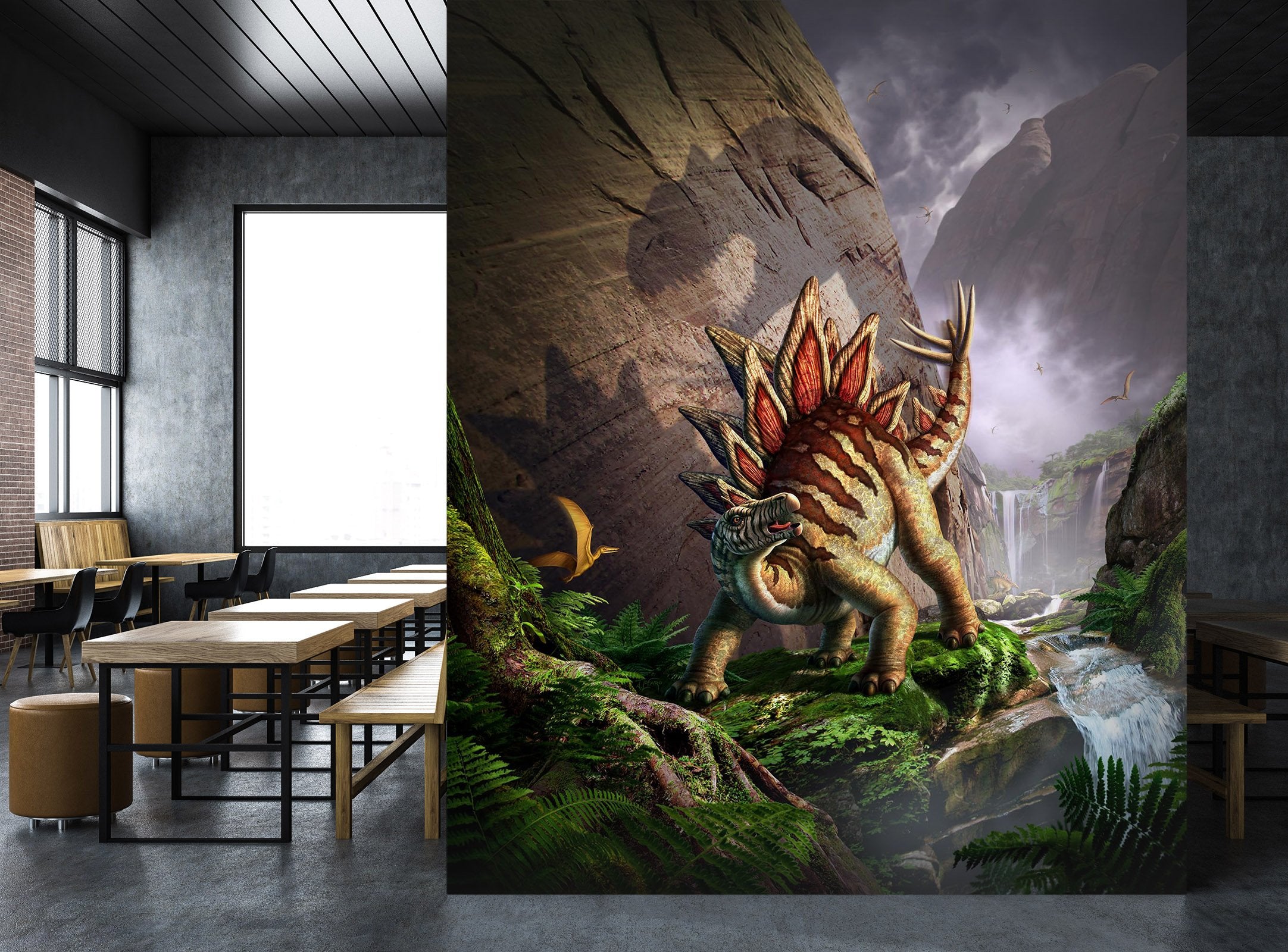 3D Ancient Dinosaur 1399 Jerry LoFaro Wall Mural Wall Murals Wallpaper AJ Wallpaper