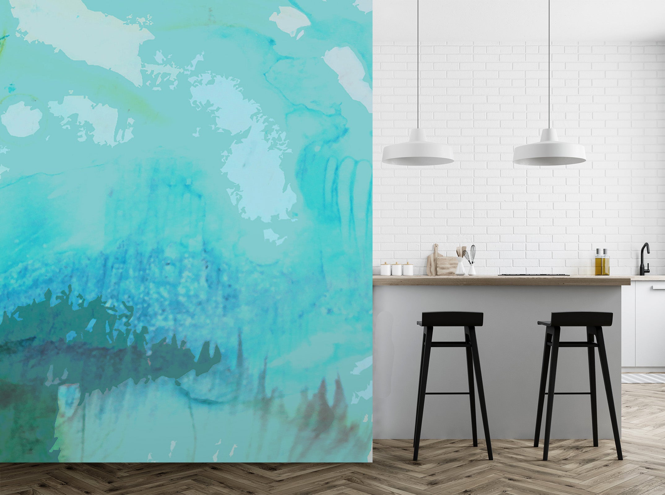 3D Blue Calm 71096 Shandra Smith Wall Mural Wall Murals