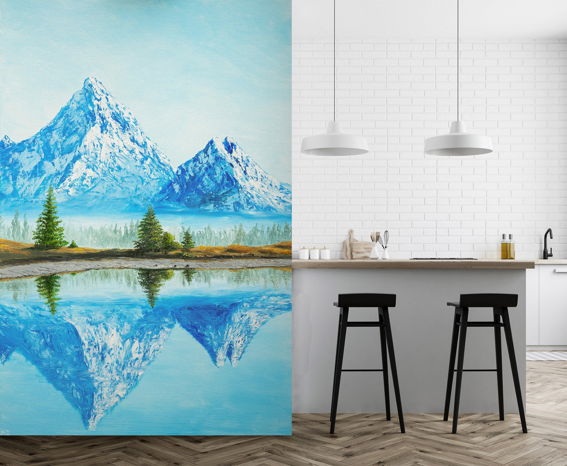 3D Glacier 1871 Marina Zotova Wall Mural Wall Murals