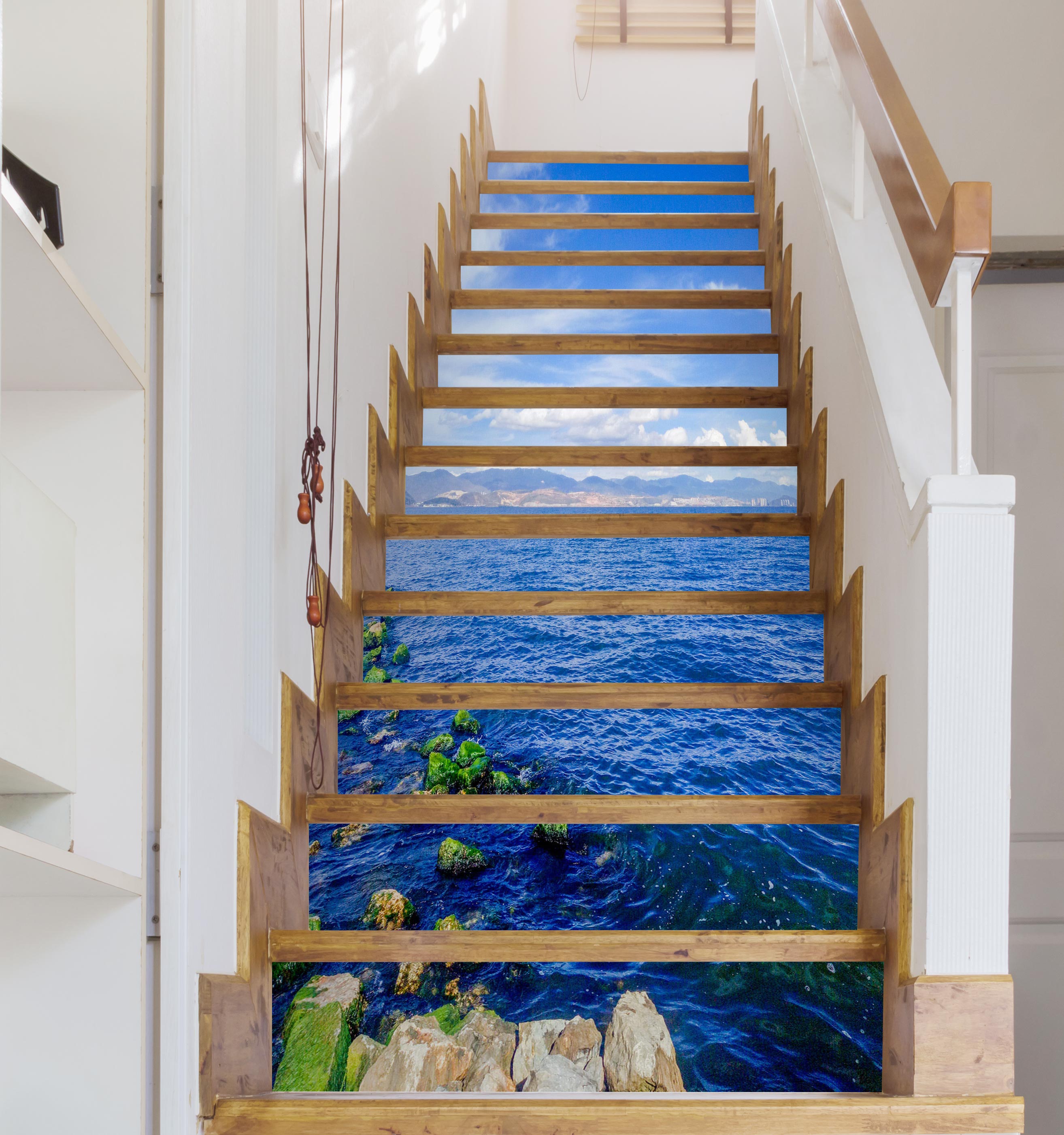 3D Blue Sea 202 Stair Risers