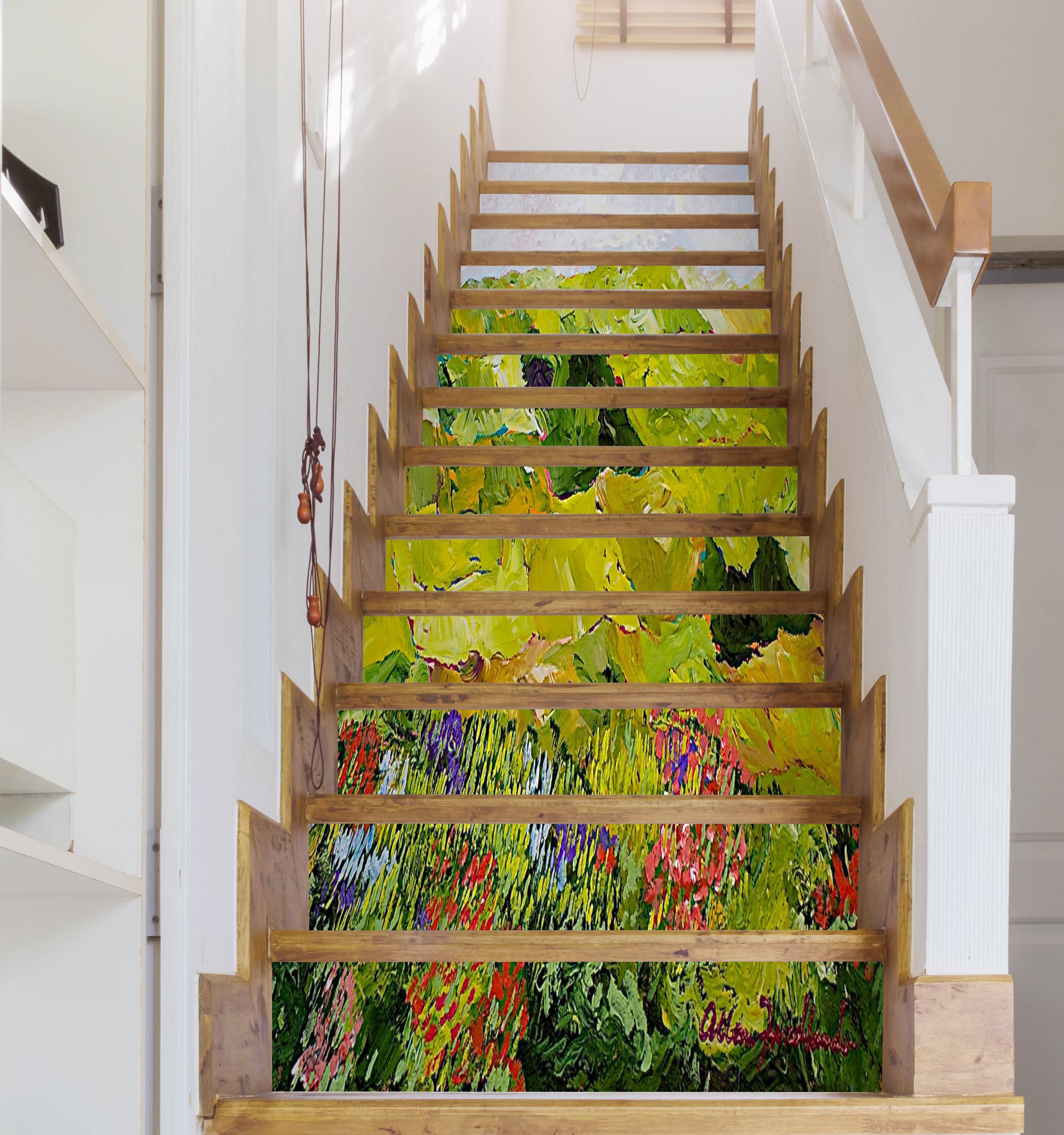 3D Green Hillside Grass 89221 Allan P. Friedlander Stair Risers