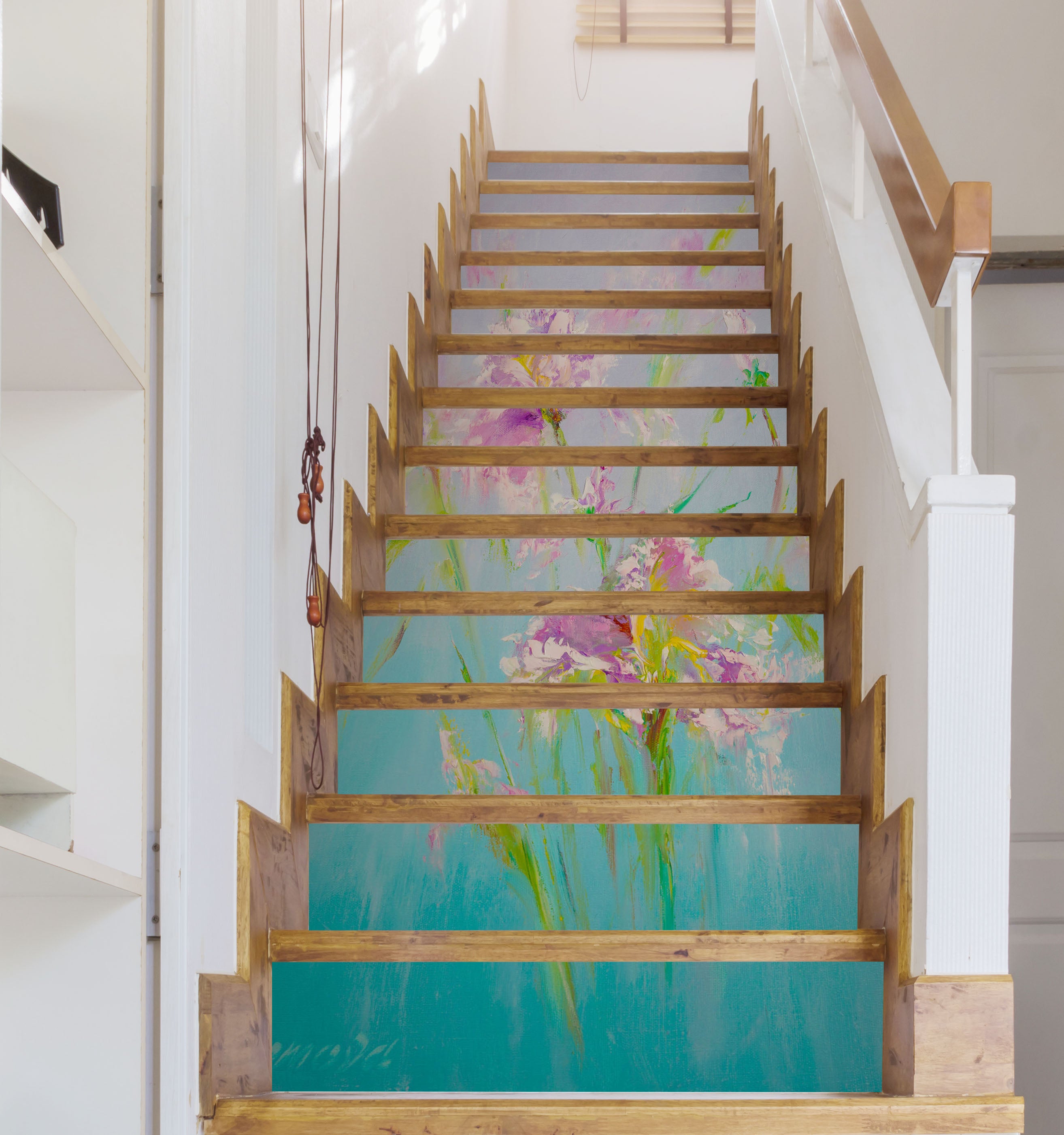 3D Pink Cute Bouquet 2149 Skromova Marina Stair Risers