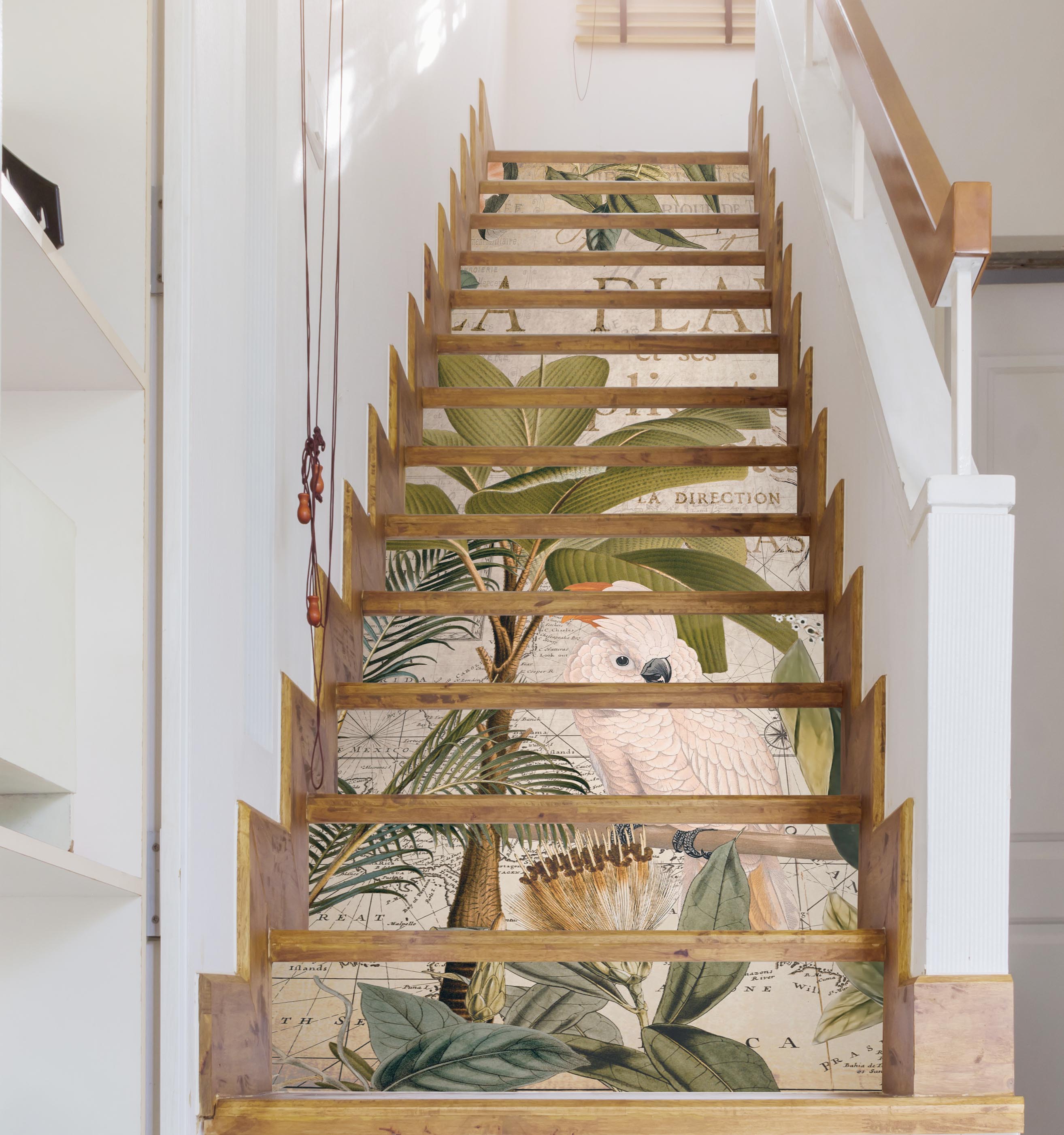 3D Tree Parrot 11047 Andrea Haase Stair Risers