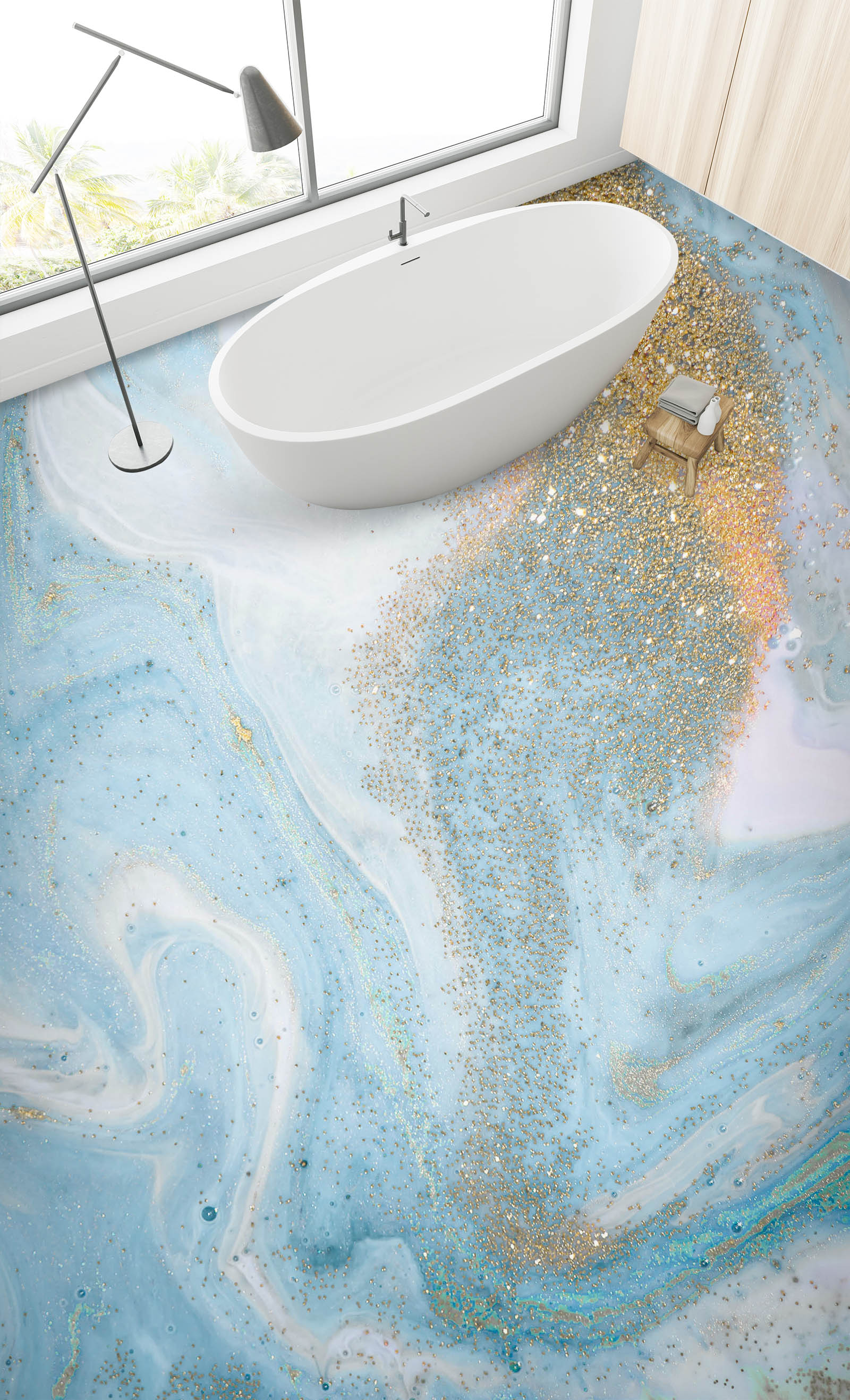 3D Noble Memory 400 Floor Mural Wallpaper Murals Rug & Mat Print Epoxy waterproof bath floor