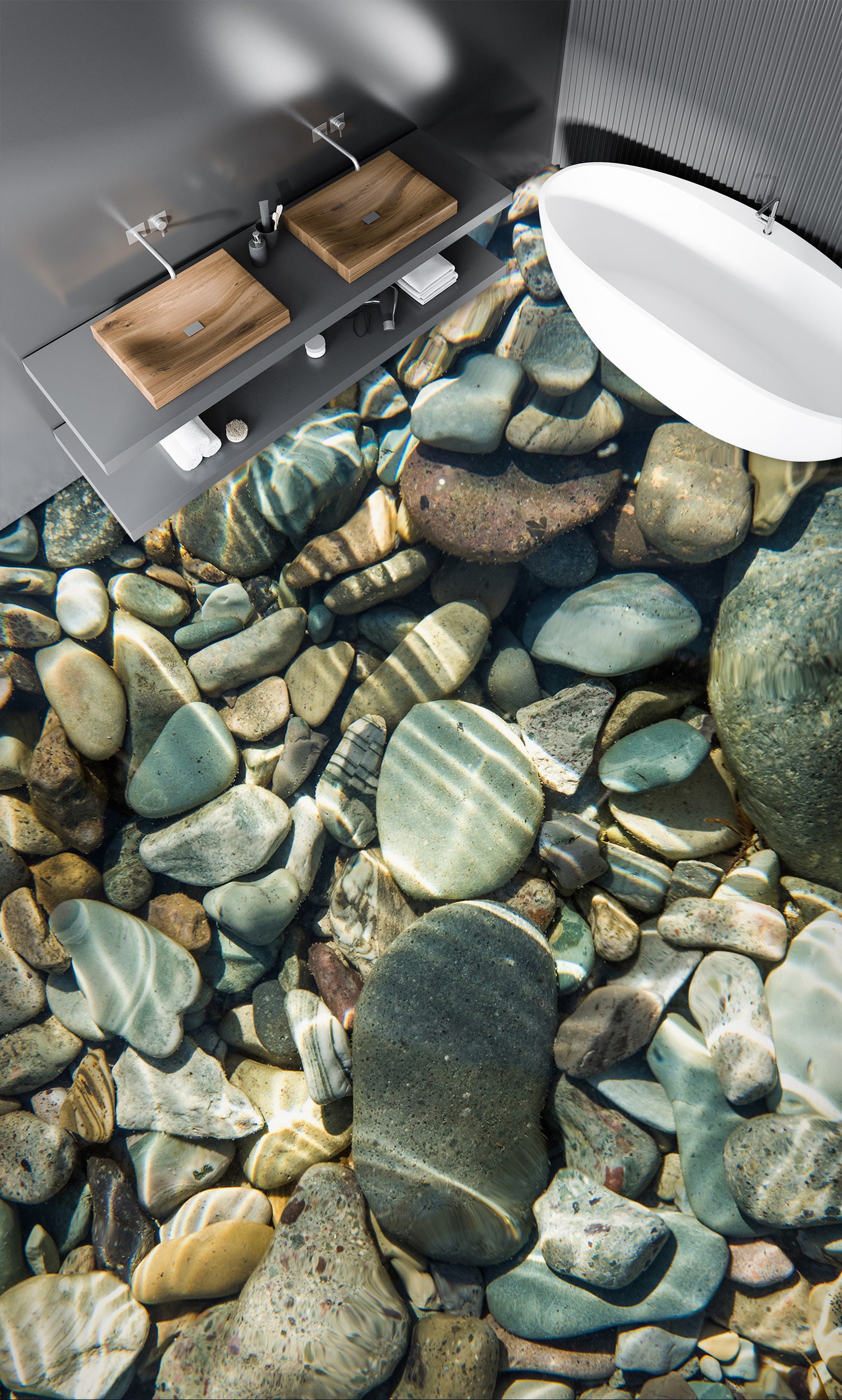 3D Ancient Stones 698 Floor Mural Wallpaper Murals Rug & Mat Print Epoxy waterproof bath floor