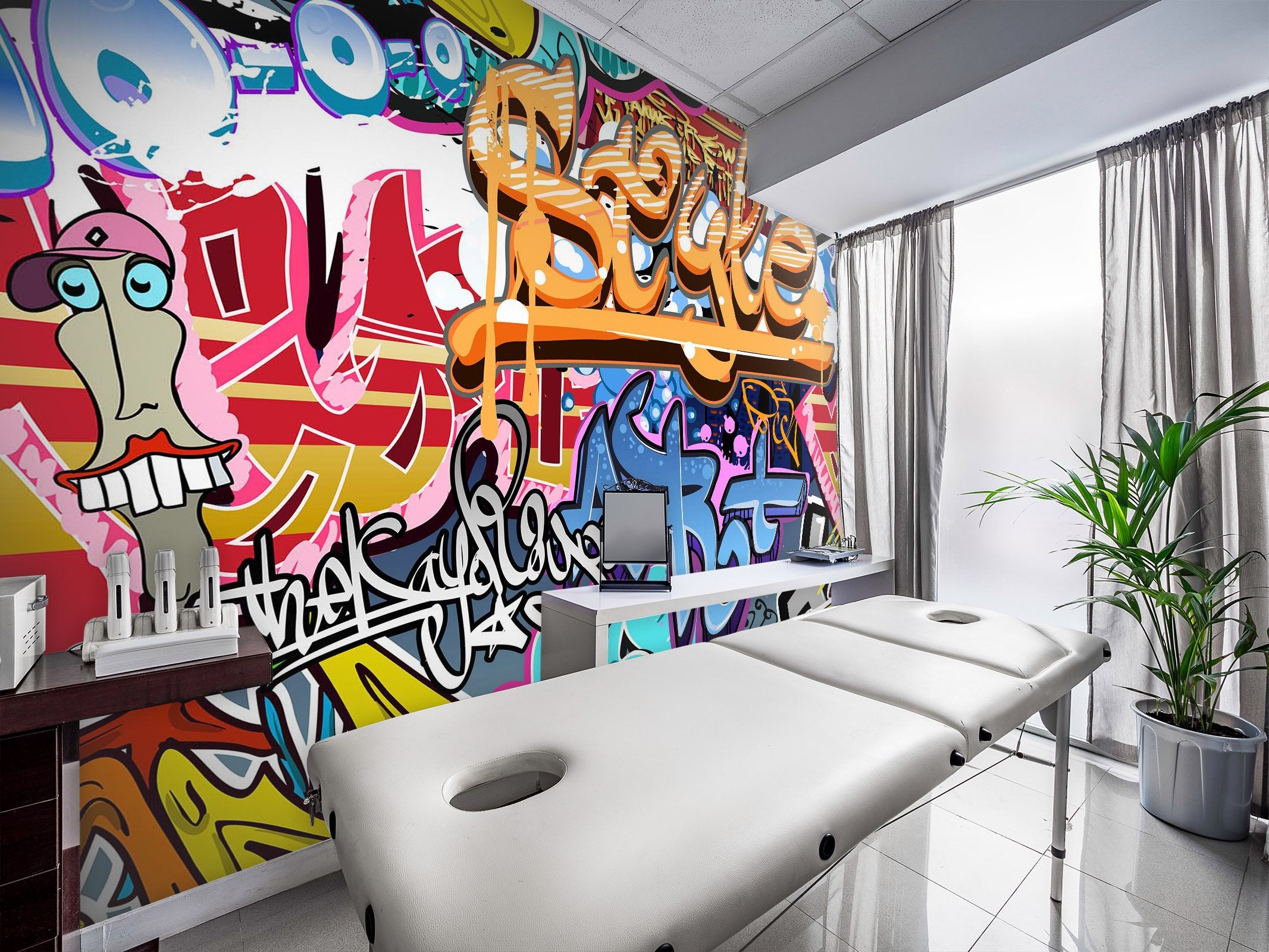 3D Abstract Alphabet Graffiti 41 Wall Murals Wallpaper AJ Wallpaper 2