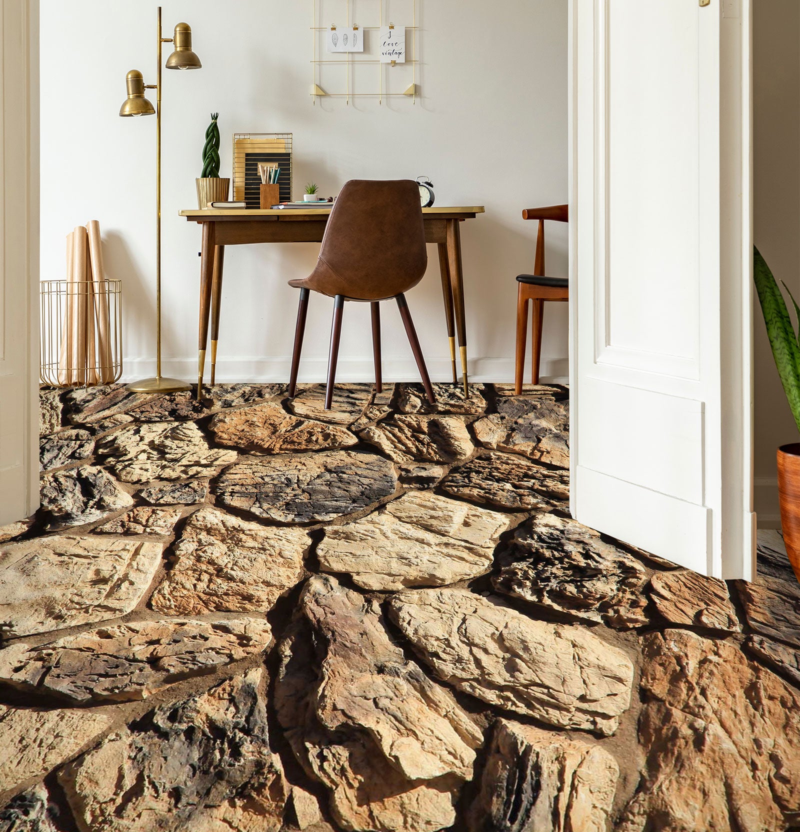 3D Simple Time Stones 1342 Floor Mural Wallpaper Murals Self-Adhesive Removable Print Epoxy