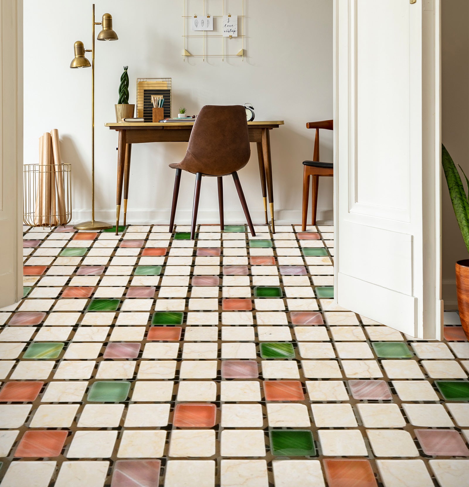 3D Five Colors 1317 Floor Mural Wallpaper Murals Self-Adhesive Removable Print Epoxy