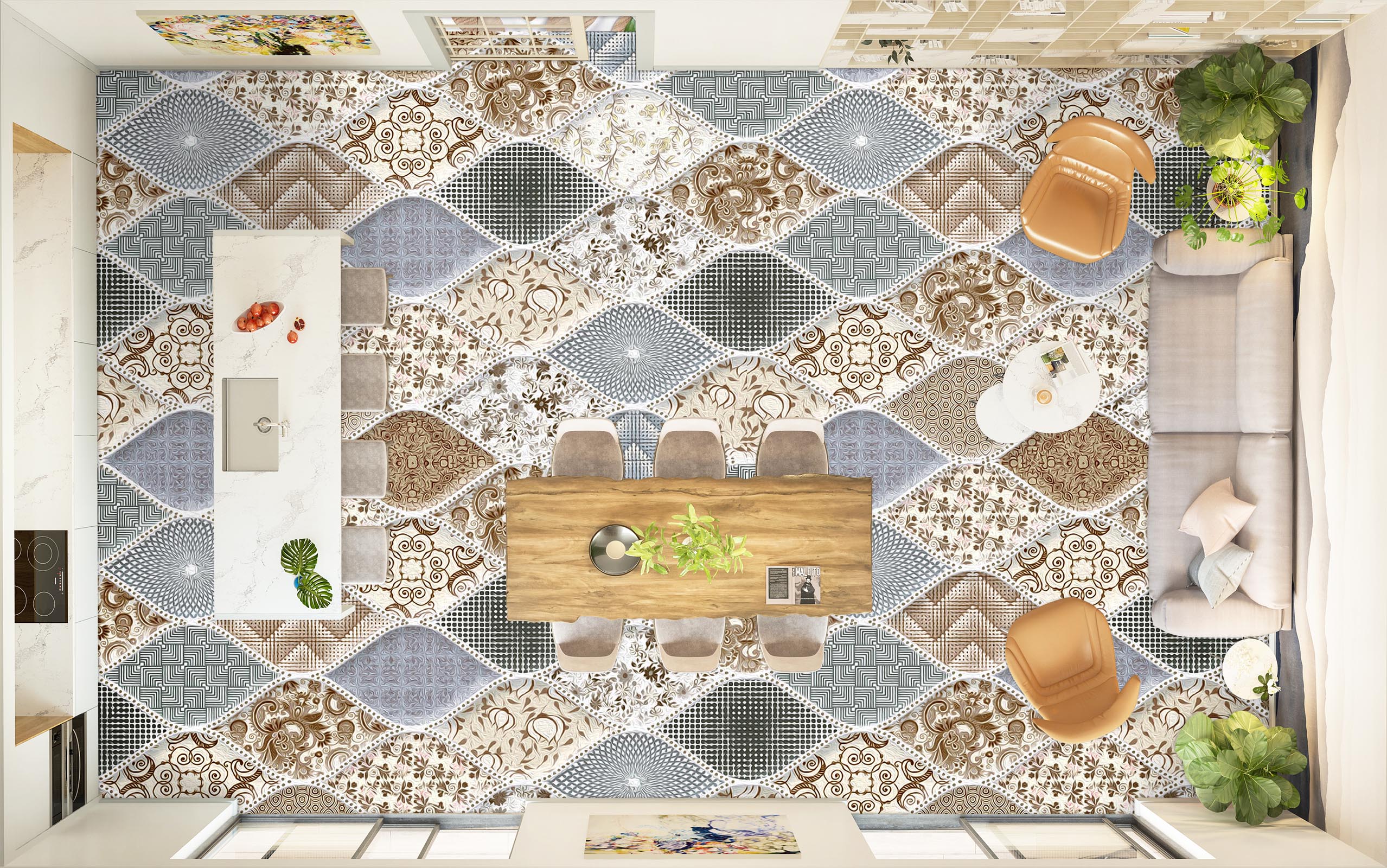 3D Elegant Nobility 370 Floor Mural Wallpaper Murals Rug & Mat Print Epoxy waterproof bath floor