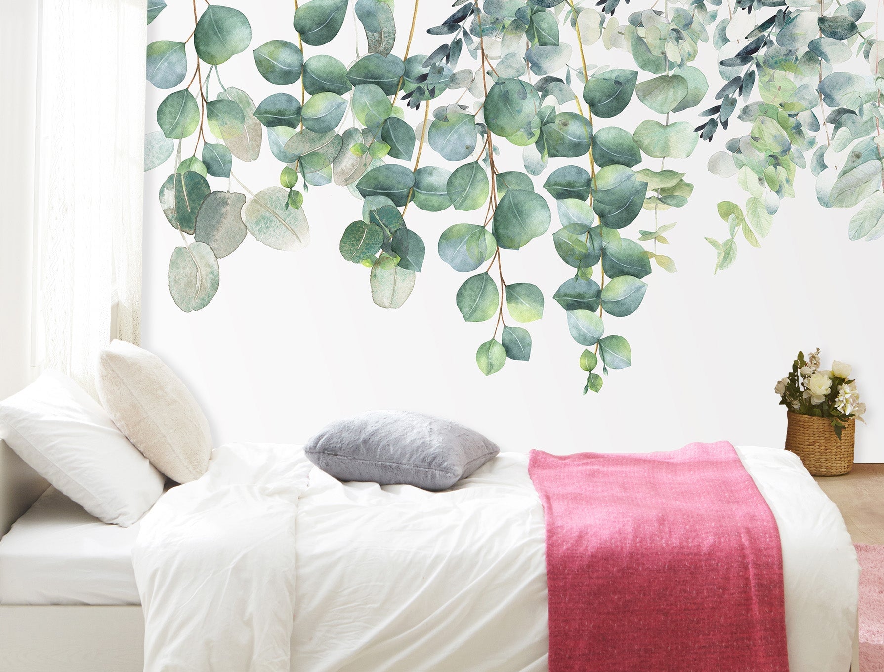 3D Green Leaves 020 Wall Murals Wallpaper AJ Wallpaper 2