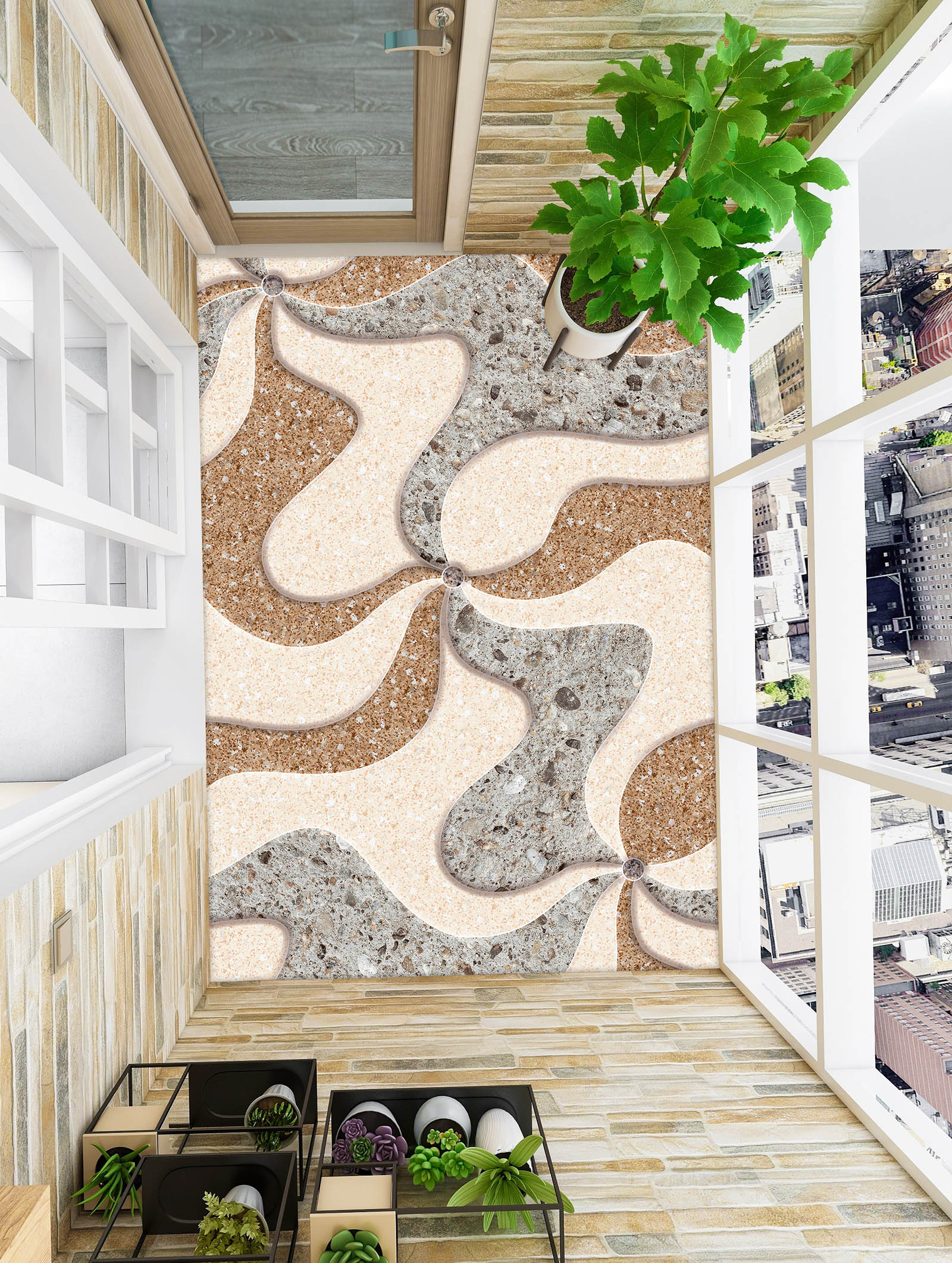 3D Precious Connection 794 Floor Mural Wallpaper Murals Rug & Mat Print Epoxy waterproof bath floor