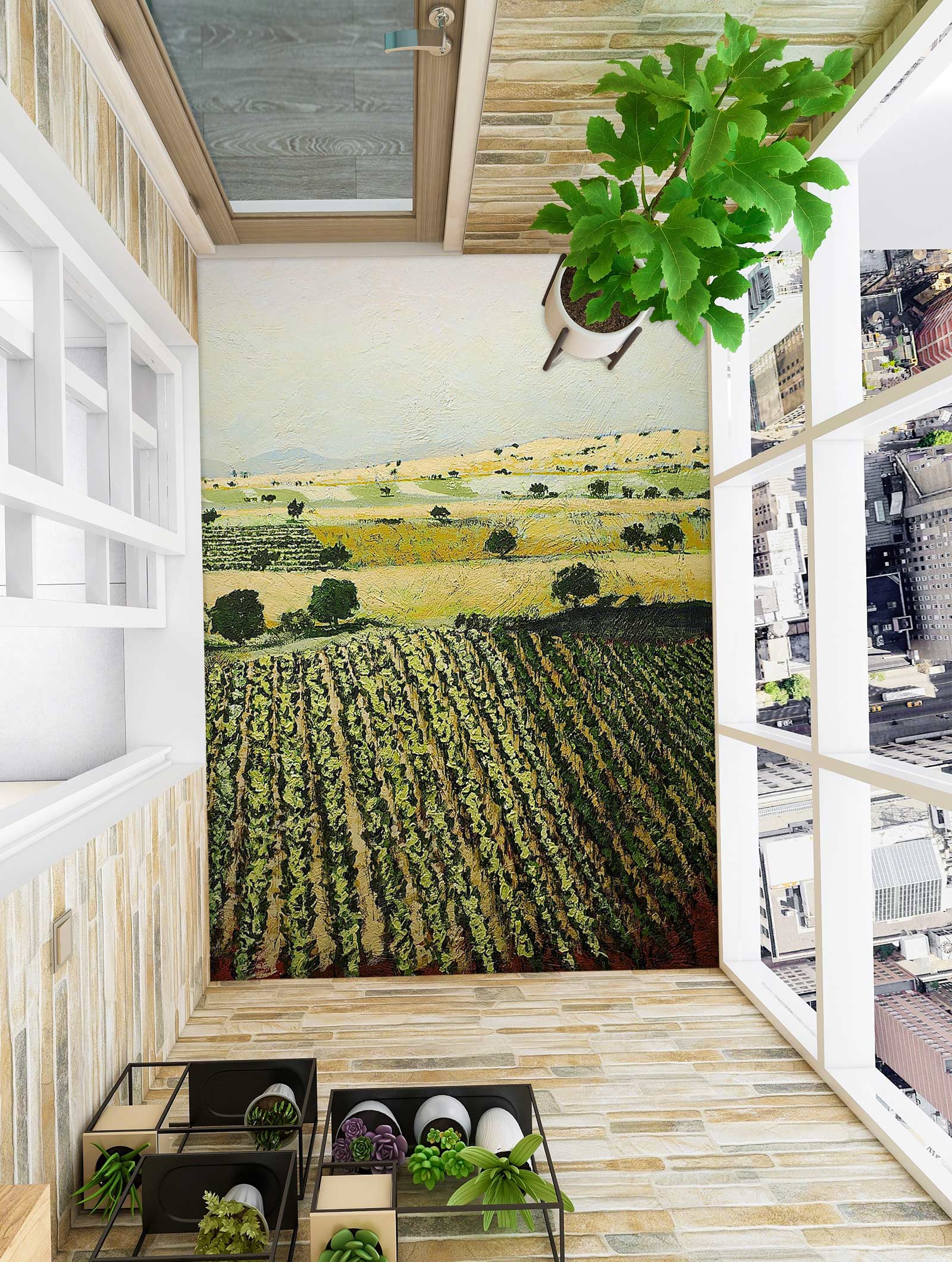 3D Field 9693 Allan P. Friedlander Floor Mural Wallpaper Murals Self-Adhesive Removable Print Epoxy