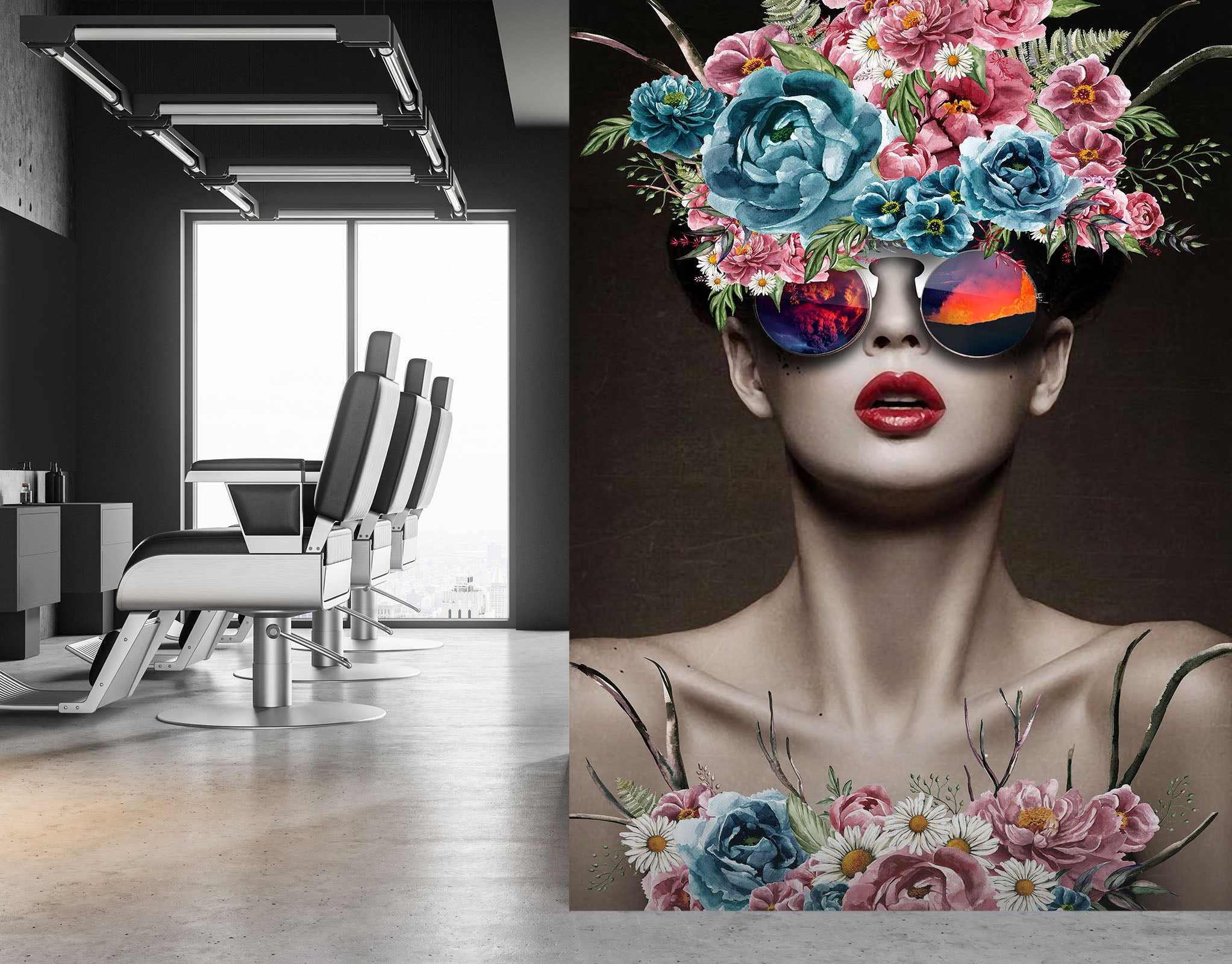 3D Art Girl 361 Wall Murals