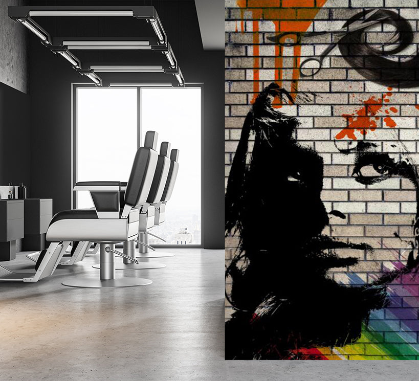 3D Black Pattern 1594 Wall Murals