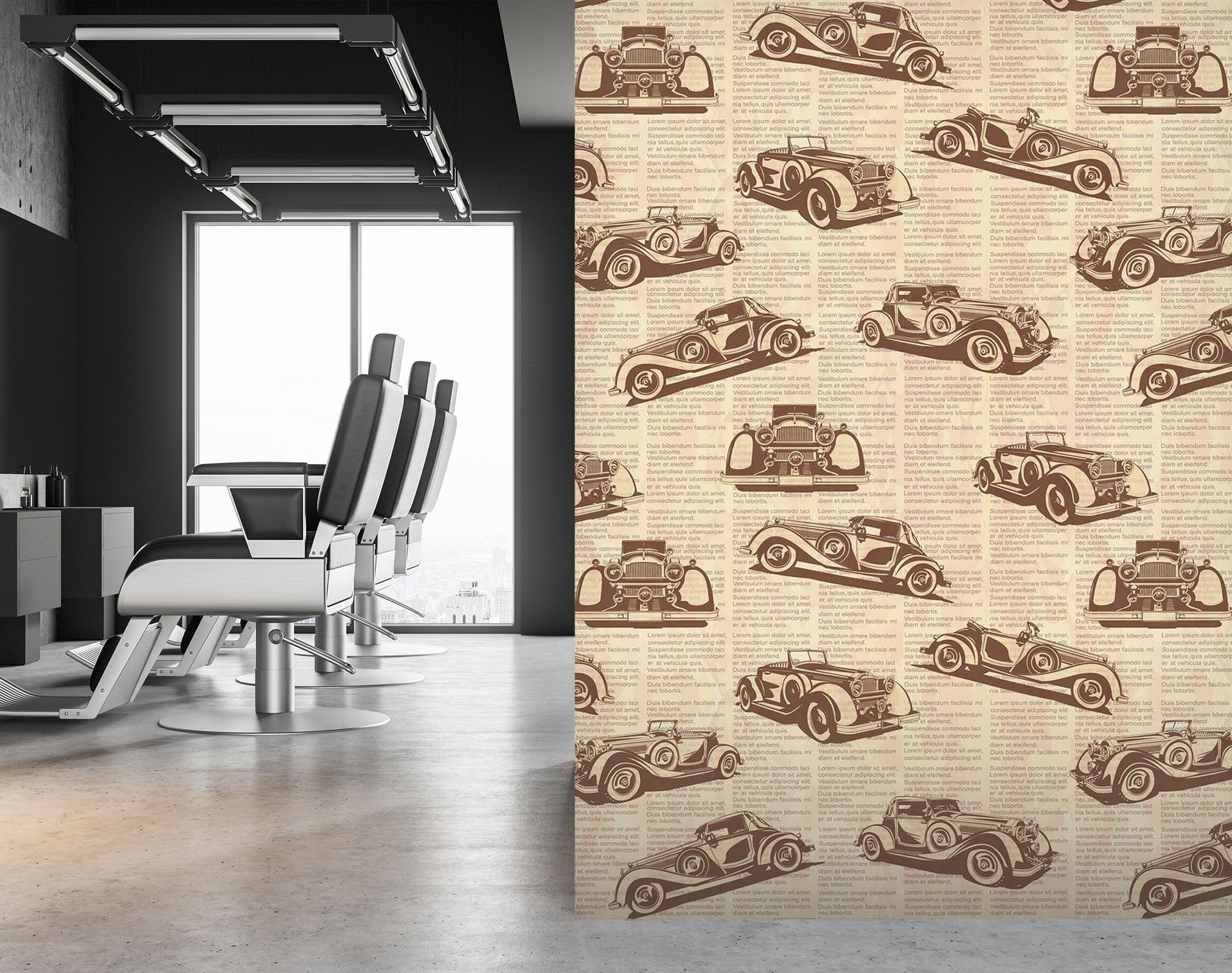 3D Auto 70 Wall Murals Wallpaper AJ Wallpaper