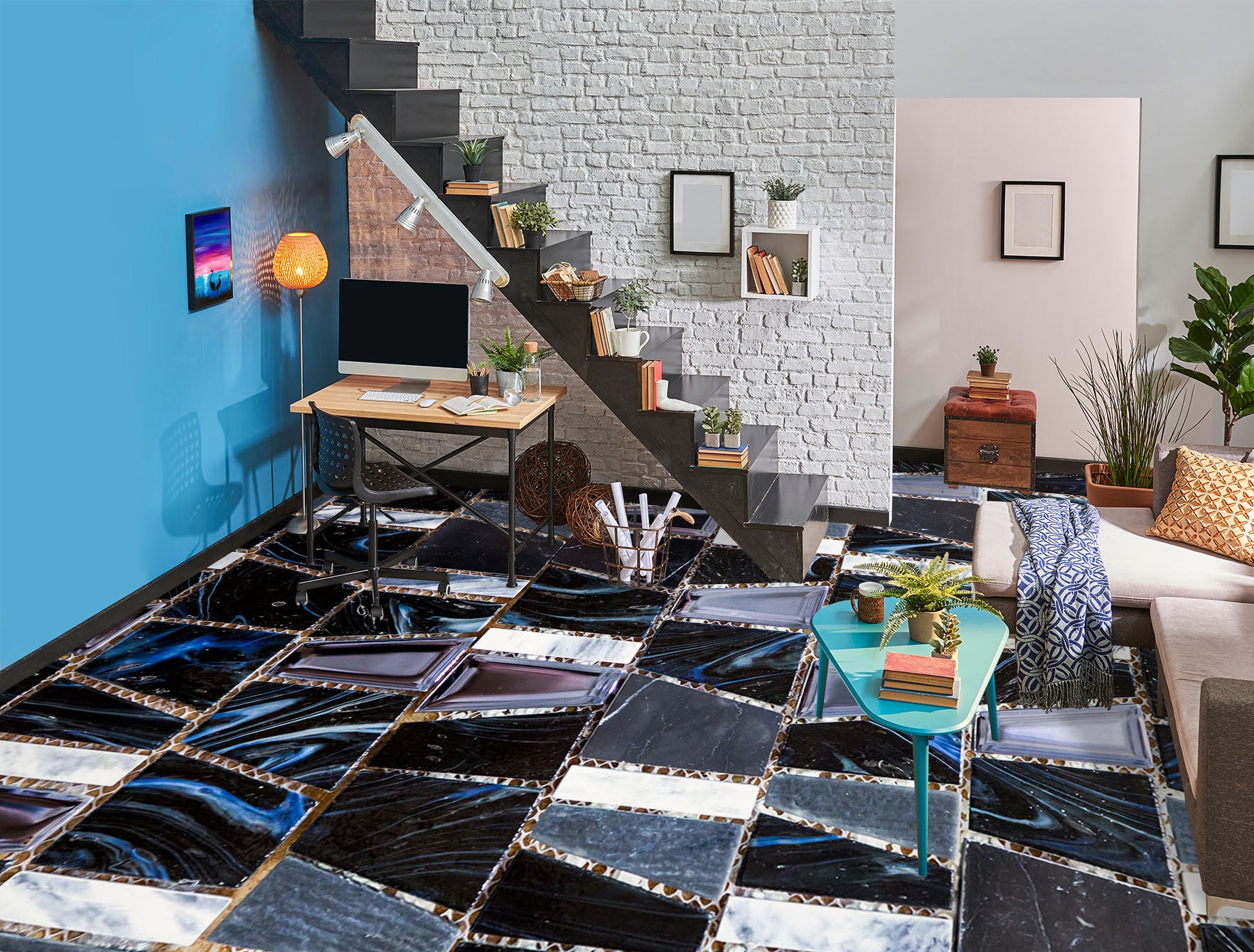 3D Advanced Options 920 Floor Mural Wallpaper Murals Rug & Mat Print Epoxy waterproof bath floor