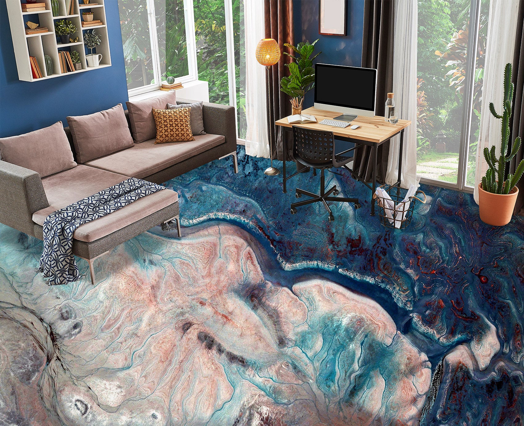 3D Advanced Texture 231 Floor Mural Wallpaper Murals Rug & Mat Print Epoxy waterproof bath floor