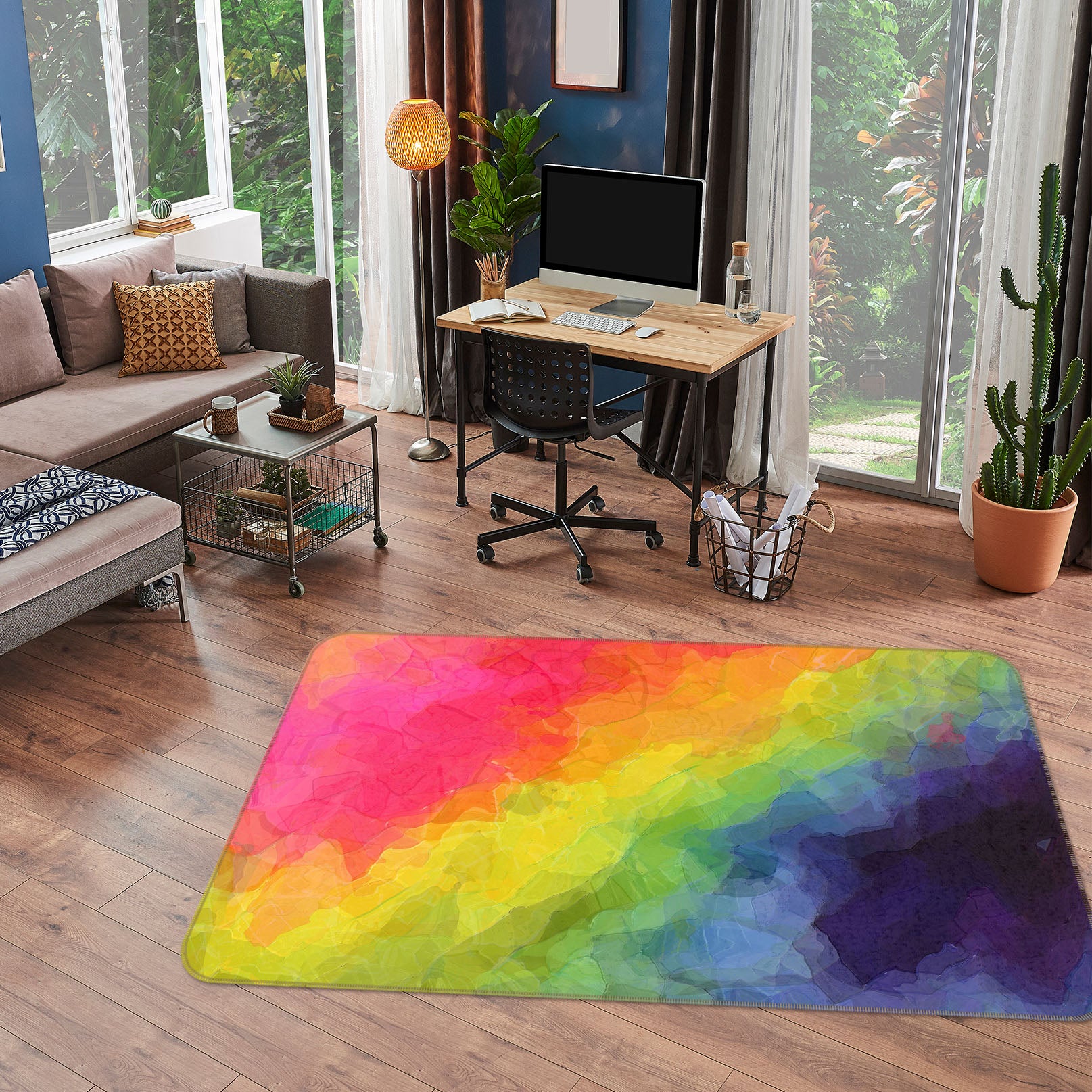 3D Rich Color 1004 Shandra Smith Rug Non Slip Rug Mat