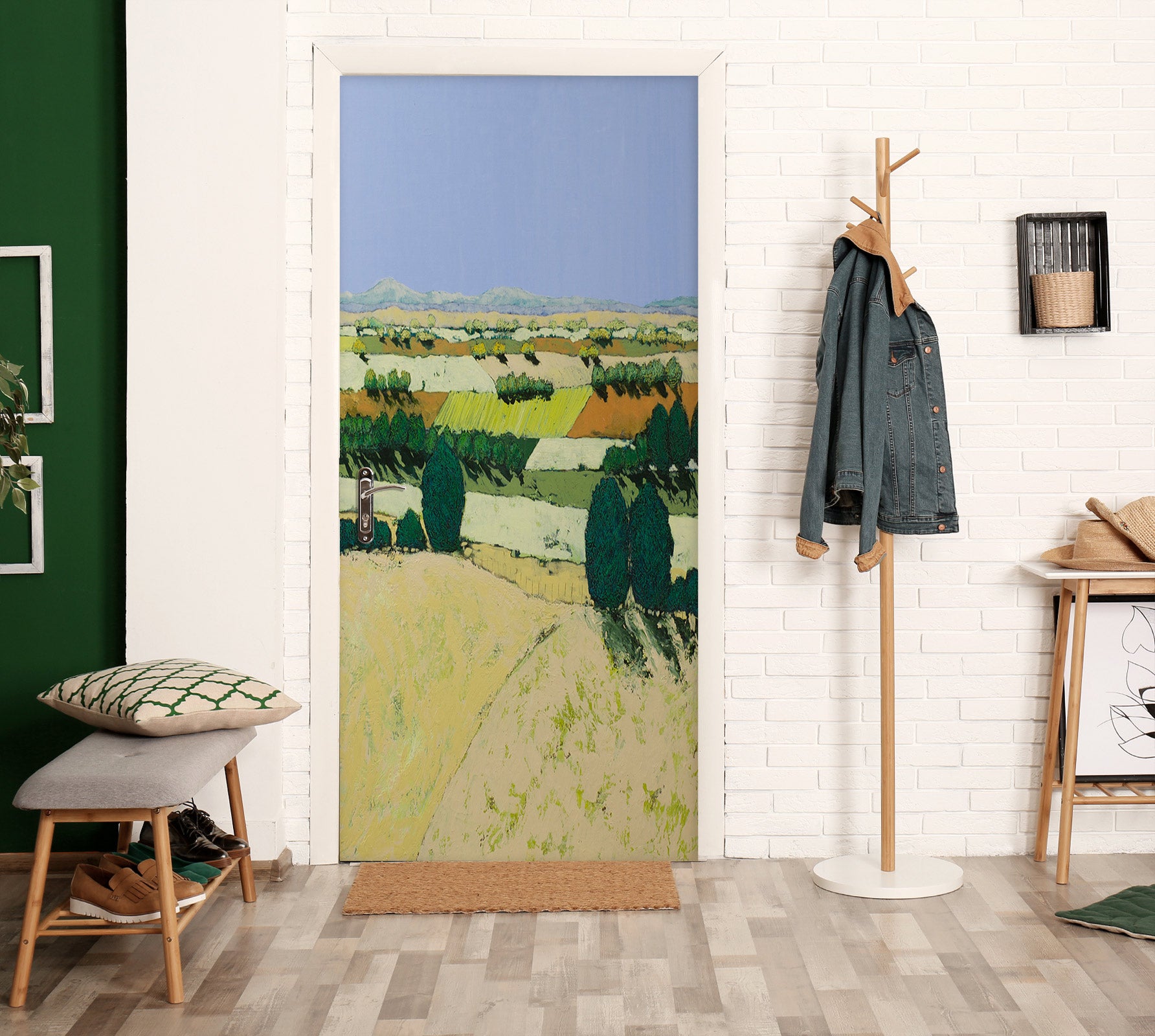 3D Field Trees 9301 Allan P. Friedlander Door Mural