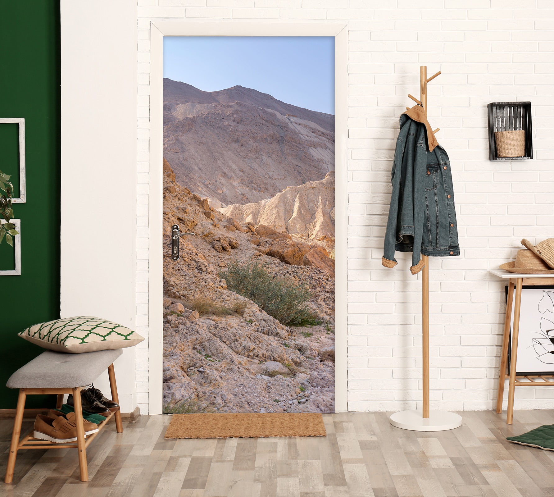 3D Soil Hillside 10728 Assaf Frank Door Mural