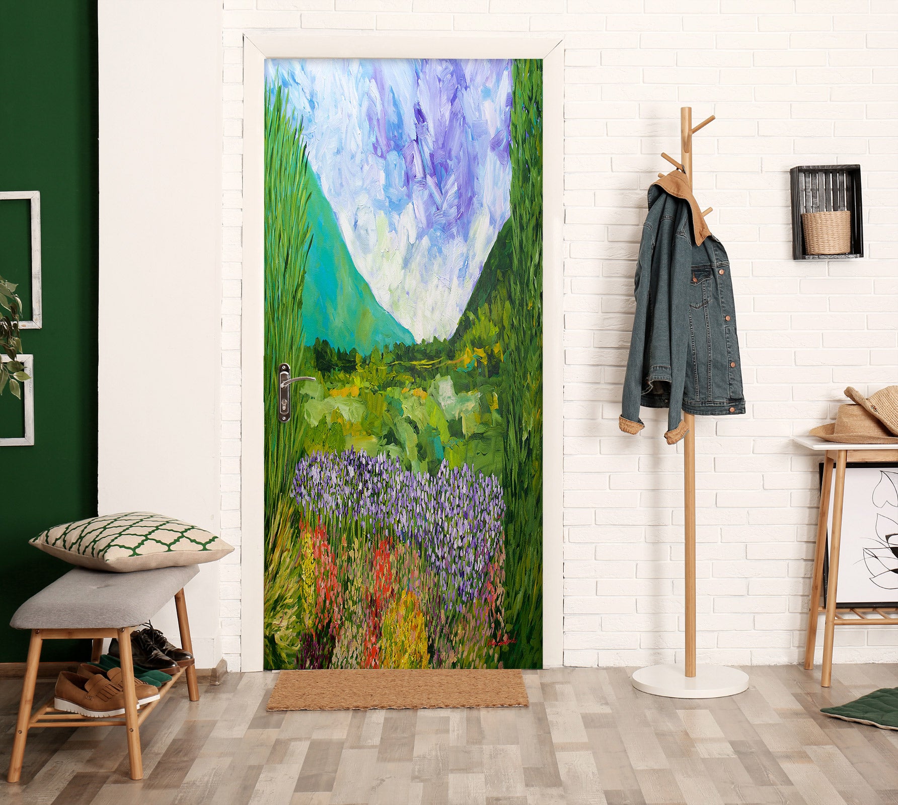 3D Mountain Meadow 93200 Allan P. Friedlander Door Mural