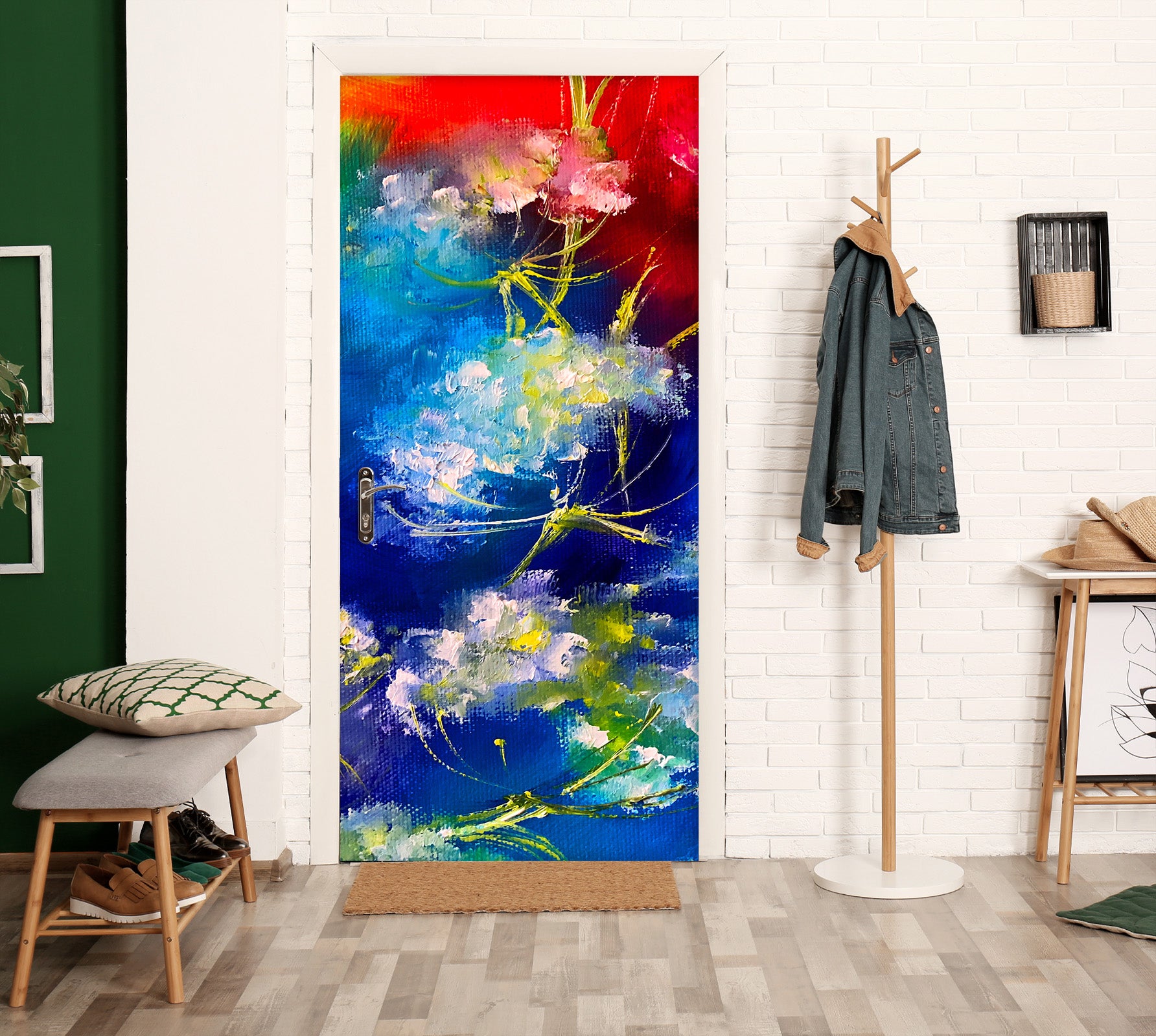 3D Art Flower 3312 Skromova Marina Door Mural