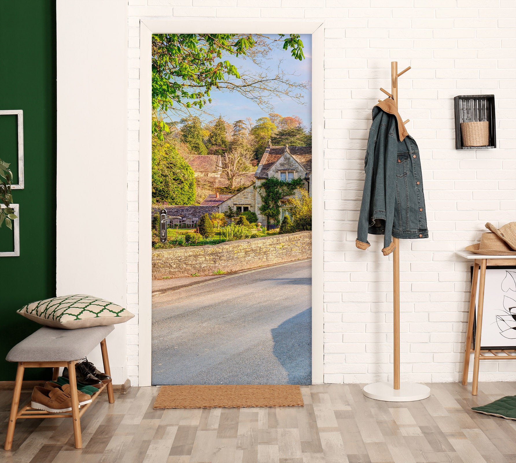 3D Rural Roads 5152 Assaf Frank Door Mural