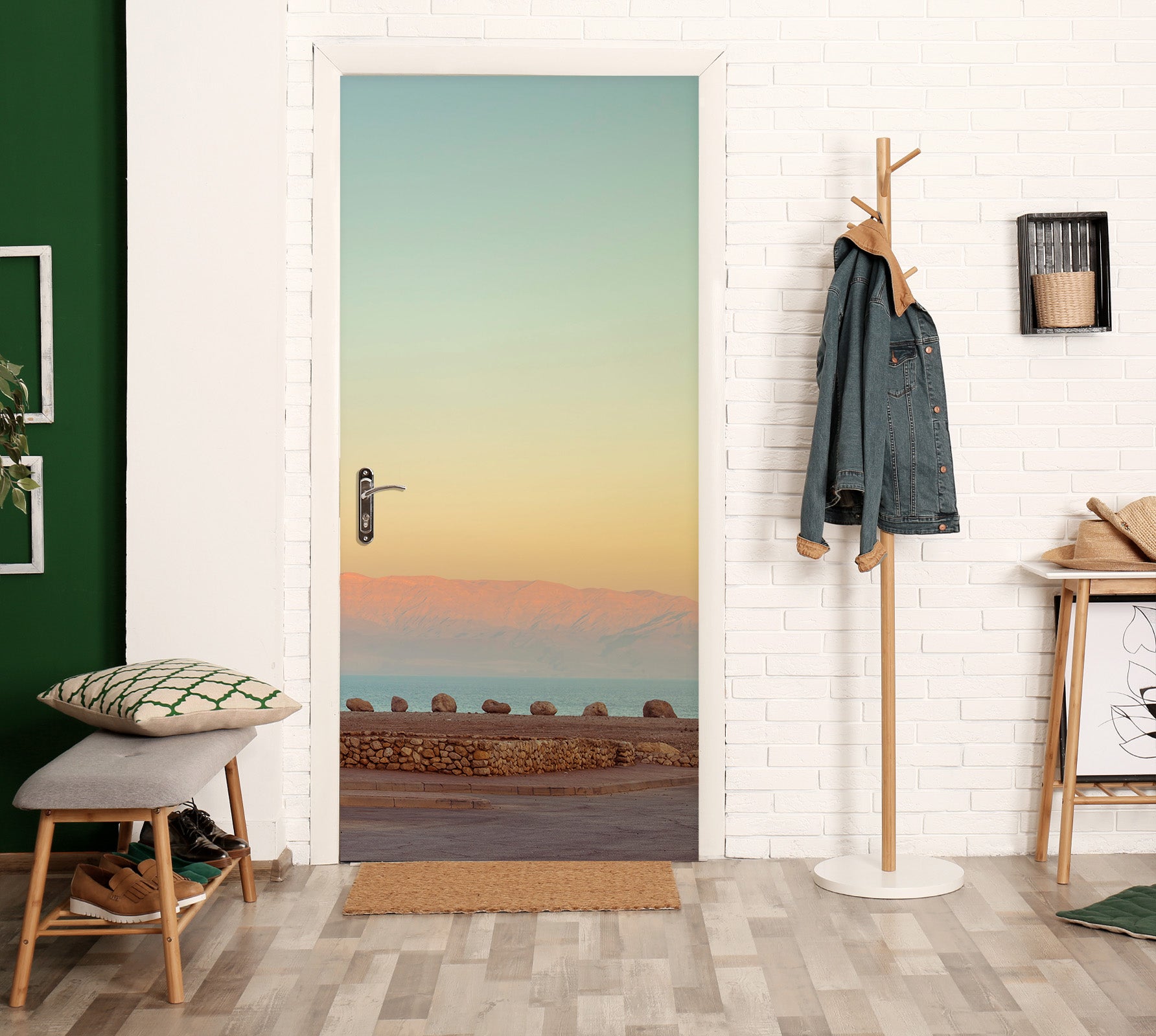 3D Rock Scenery 10687 Assaf Frank Door Mural