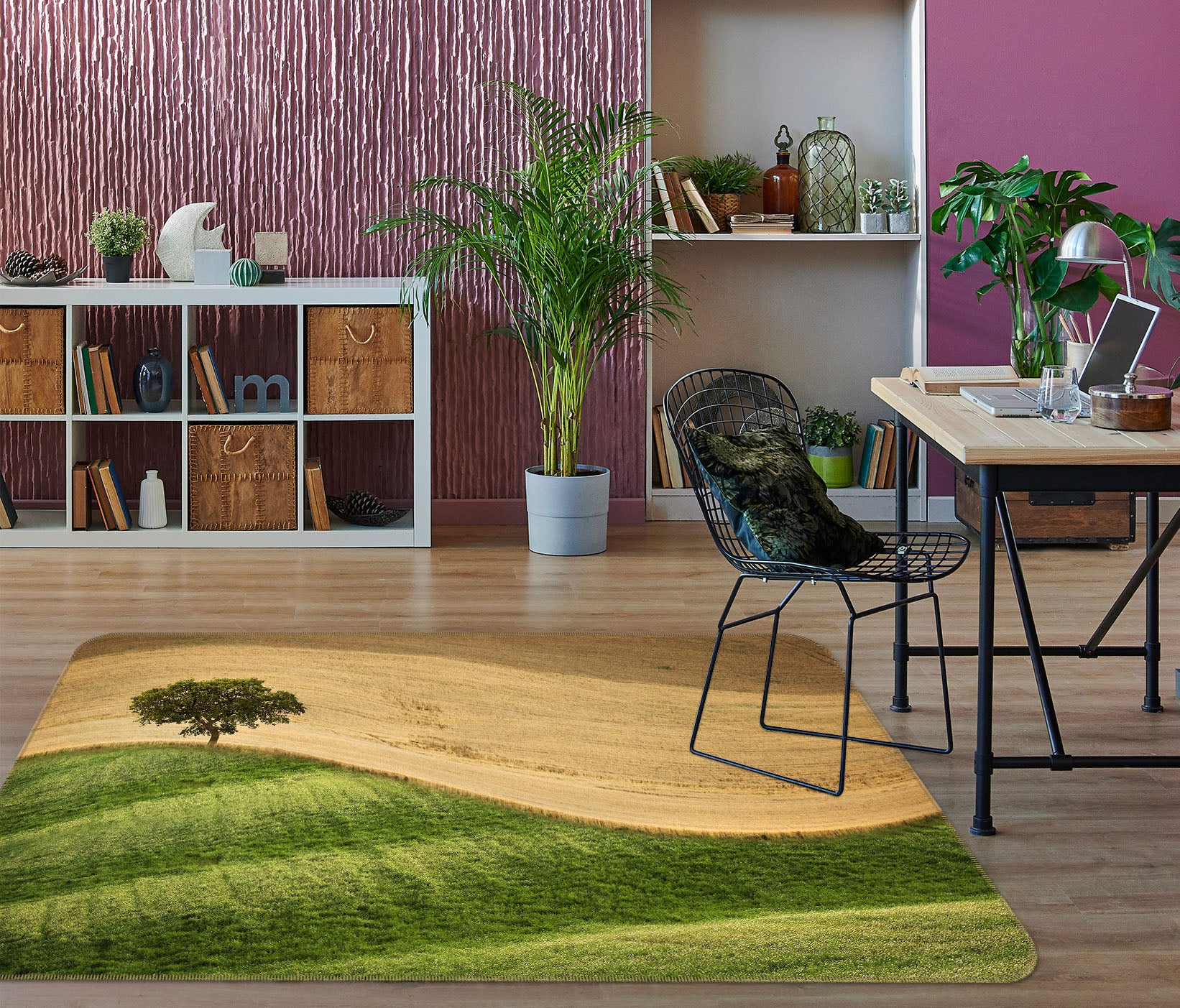 3D Meadow Tree 1152 Marco Carmassi Rug Non Slip Rug Mat