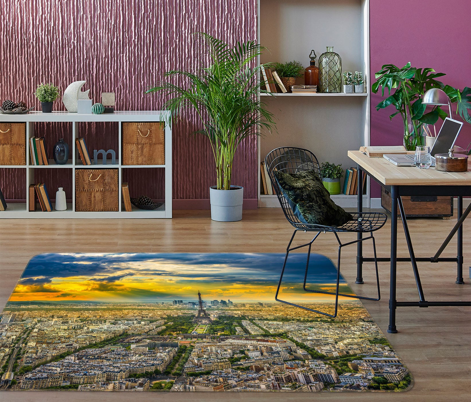 3D Dusk City 1131 Marco Carmassi Rug Non Slip Rug Mat