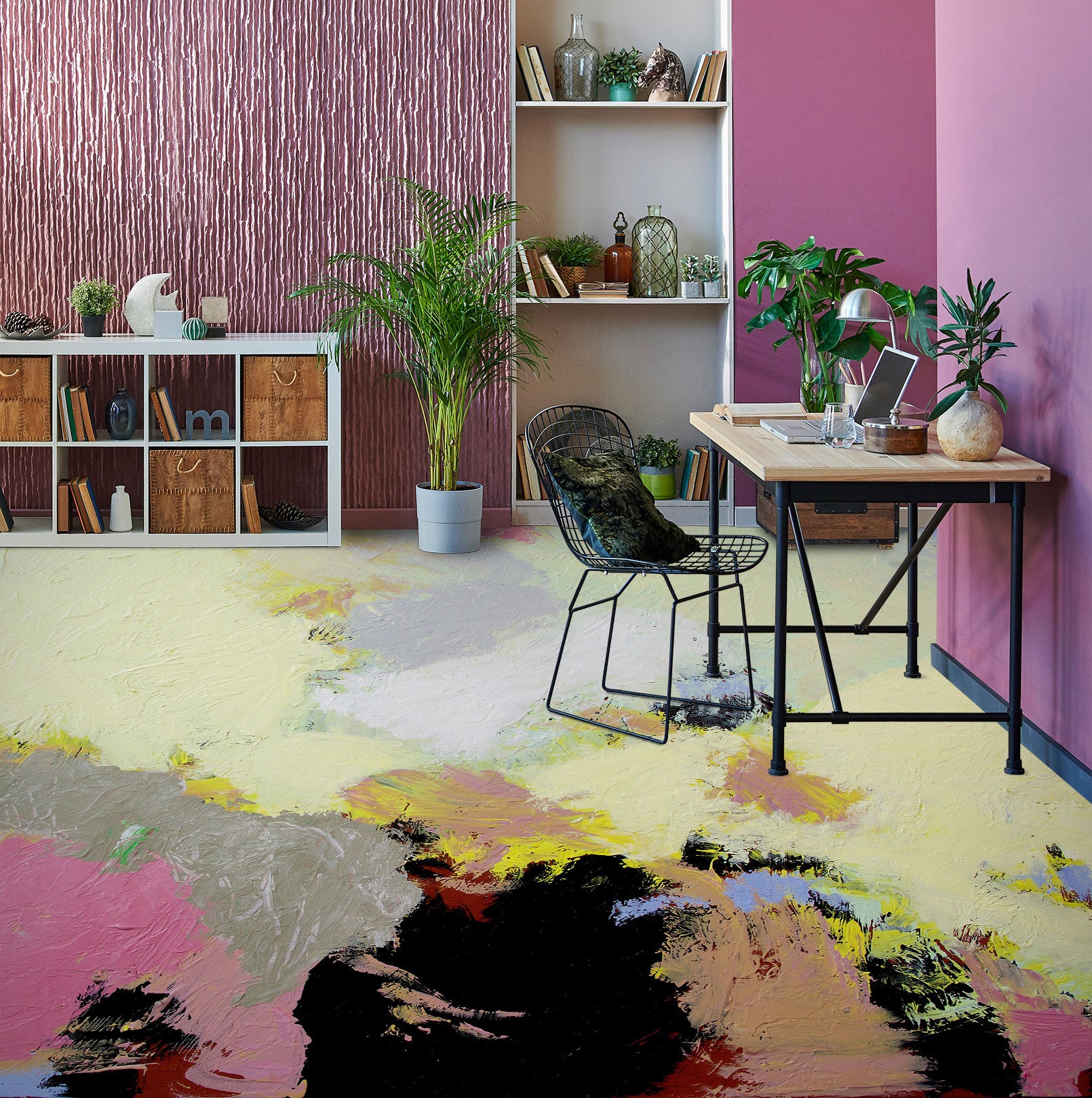 3D Color Pigment Painting 9655 Allan P. Friedlander Floor Mural Wallpaper Murals Self-Adhesive Removable Print Epoxy