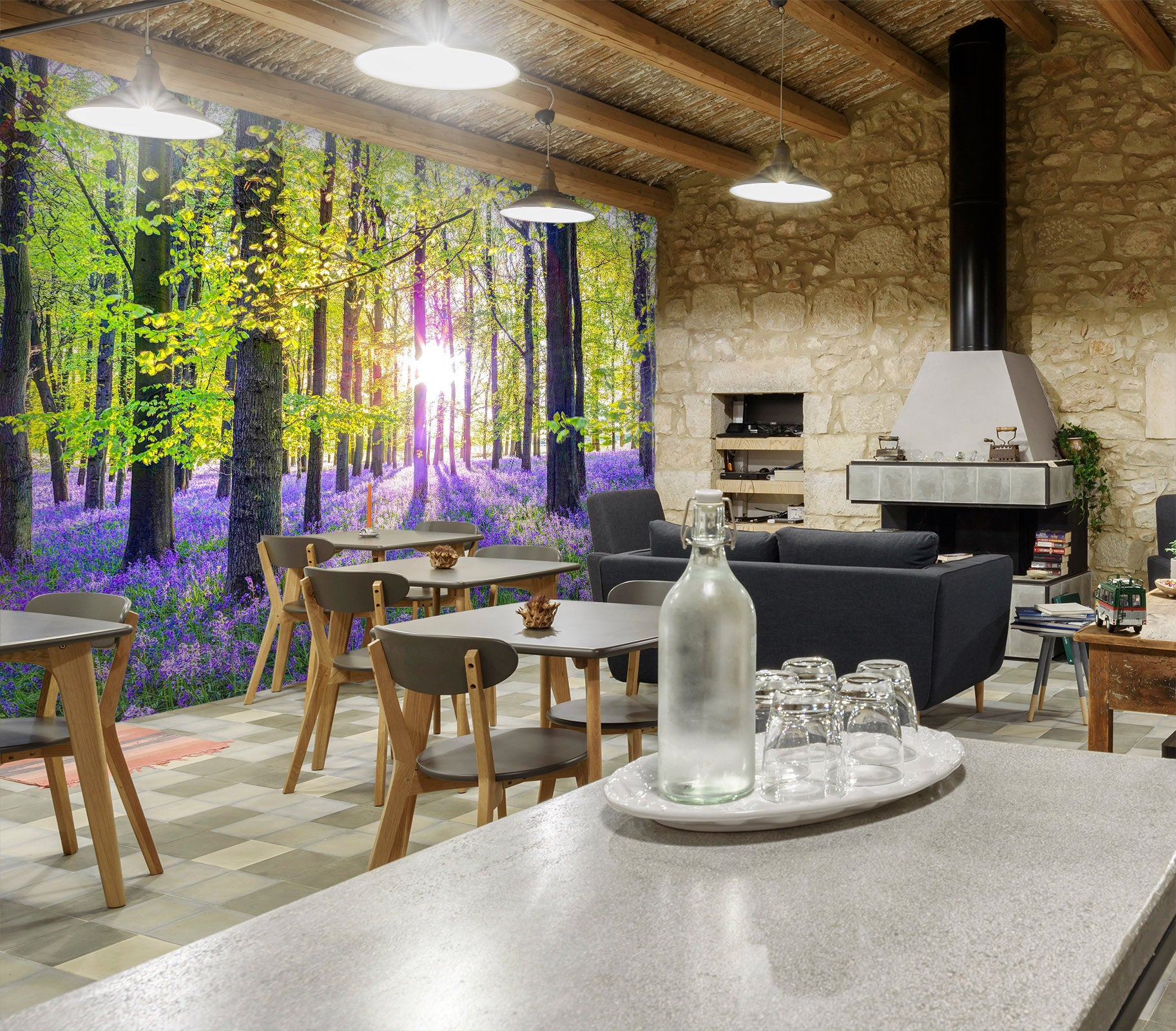 3D Shade Sunshine 1415 Assaf Frank Wall Mural Wall Murals