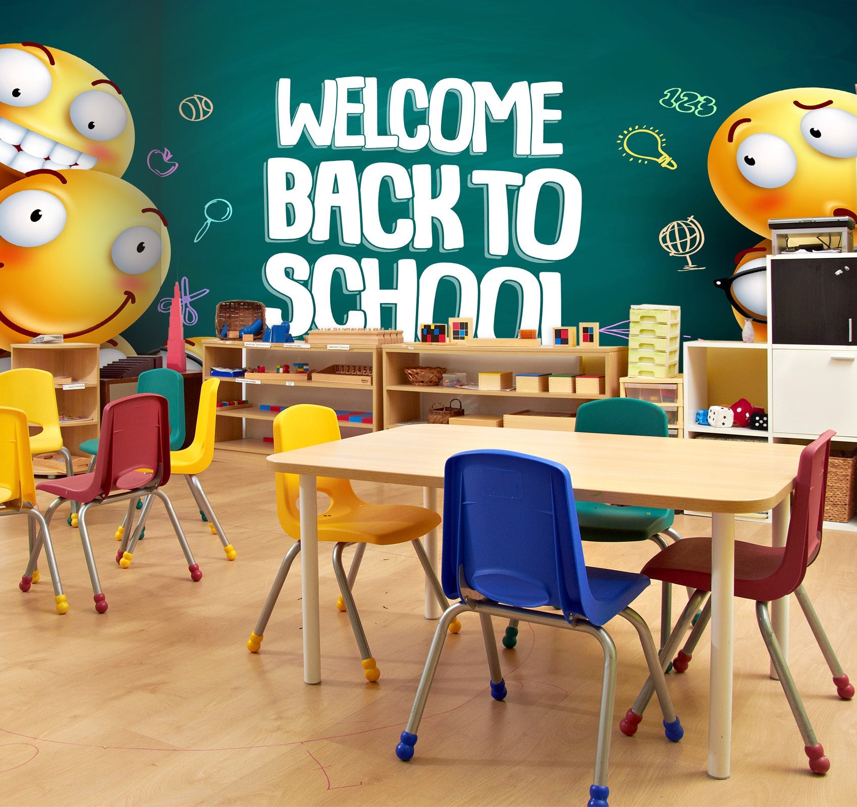 3D Emoticon Package 190 Wall Murals Wallpaper AJ Wallpaper 2