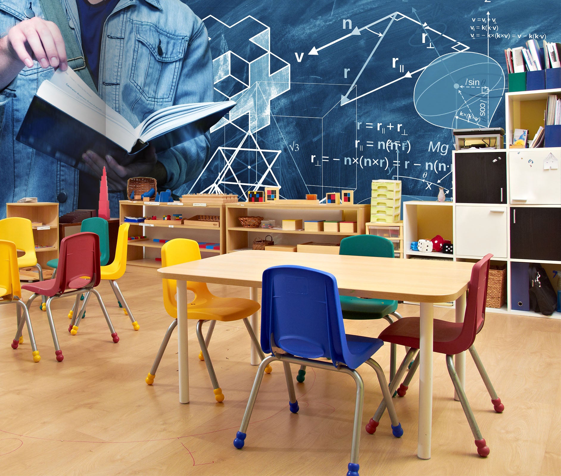 3D Book Formula 142 Wall Murals