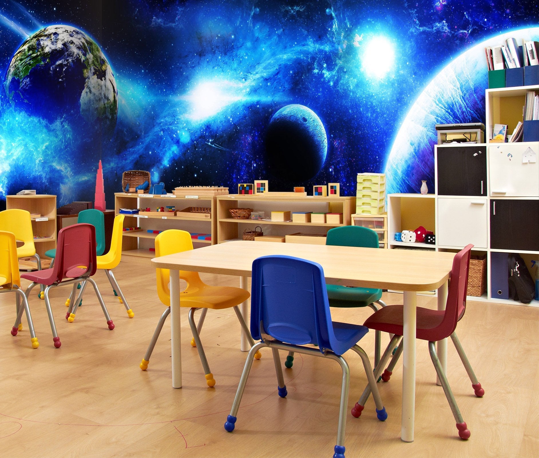 3D planets in the universe 63 Wall Murals Wallpaper AJ Wallpaper 2