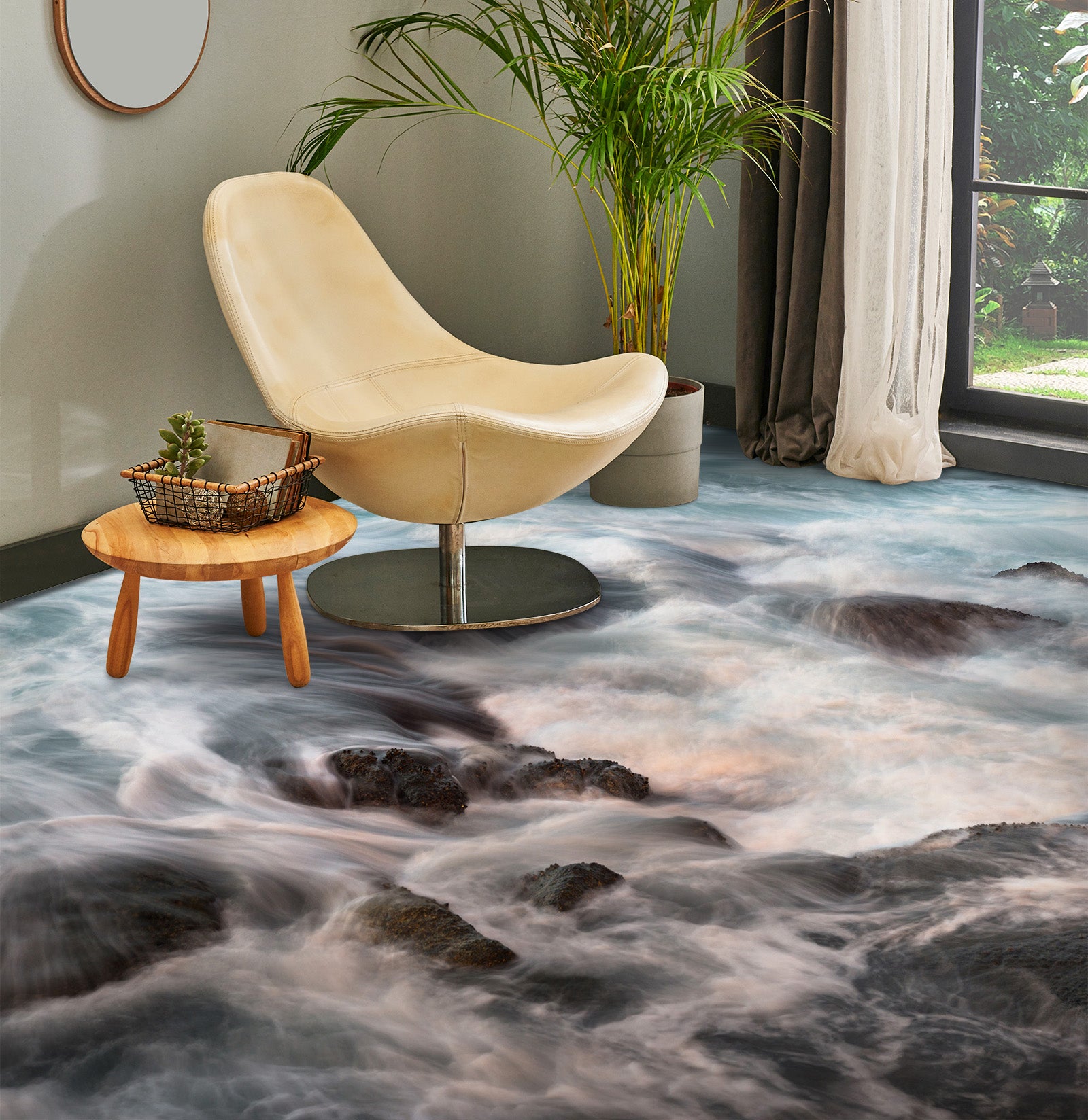 3D Fantasy Water 830 Floor Mural Wallpaper Murals Rug & Mat Print Epoxy waterproof bath floor