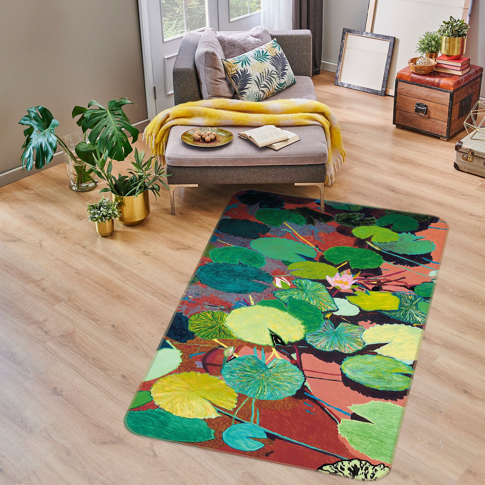 3D Scorching Sun 3037 Allan P. Friedlander Rug Non Slip Rug Mat