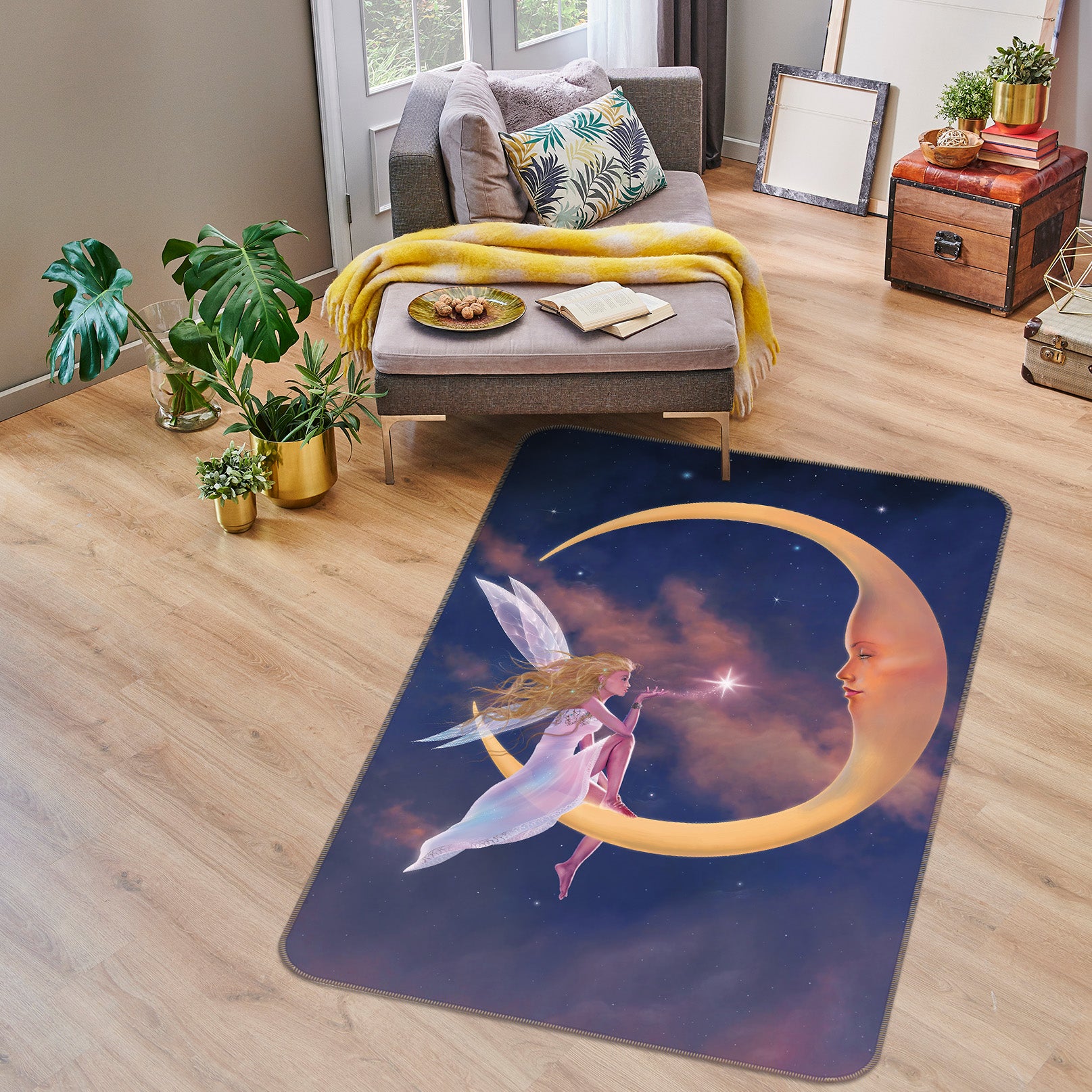 3D Star Kiss 1070 Vincent Hie Rug Non Slip Rug Mat